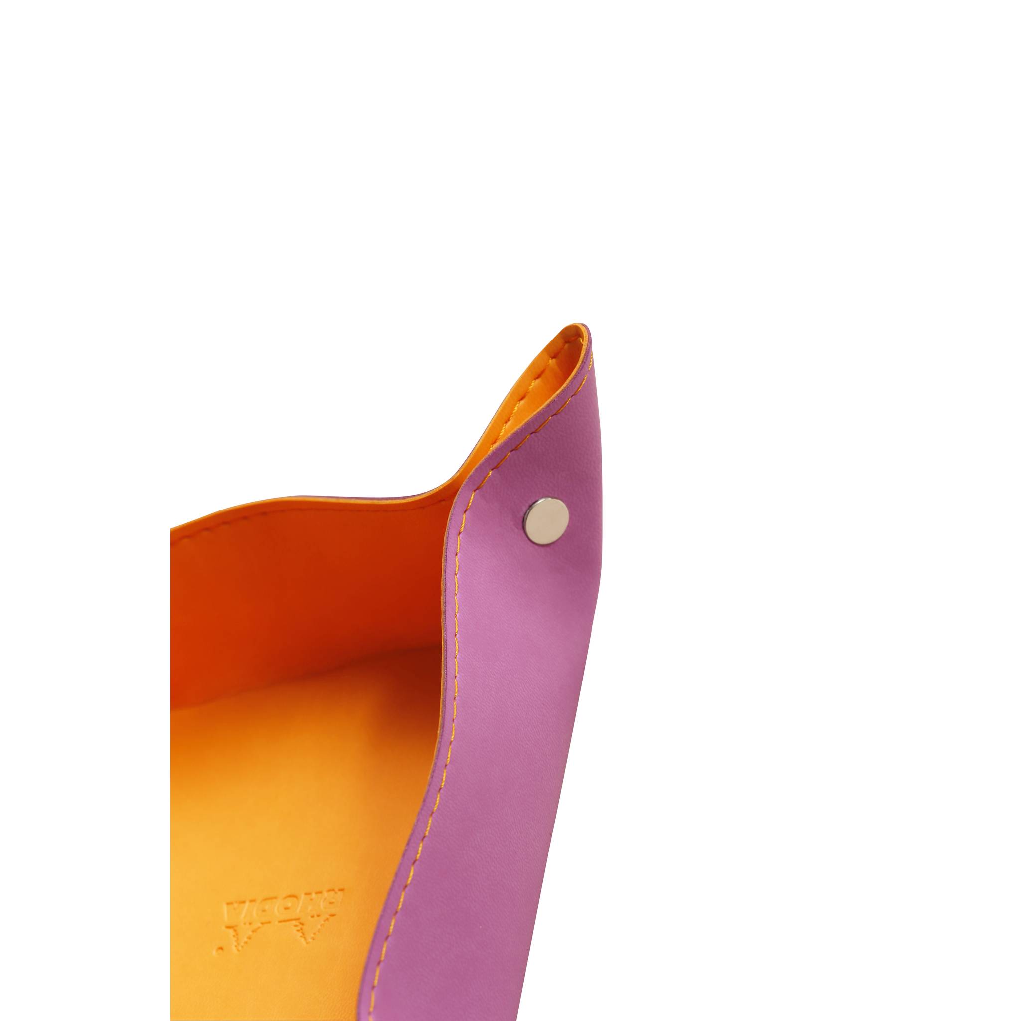 Rhodia 2x reversibler Taschenleerer IT Kunstleder, 12x12x4,5cm Flieder 318951C