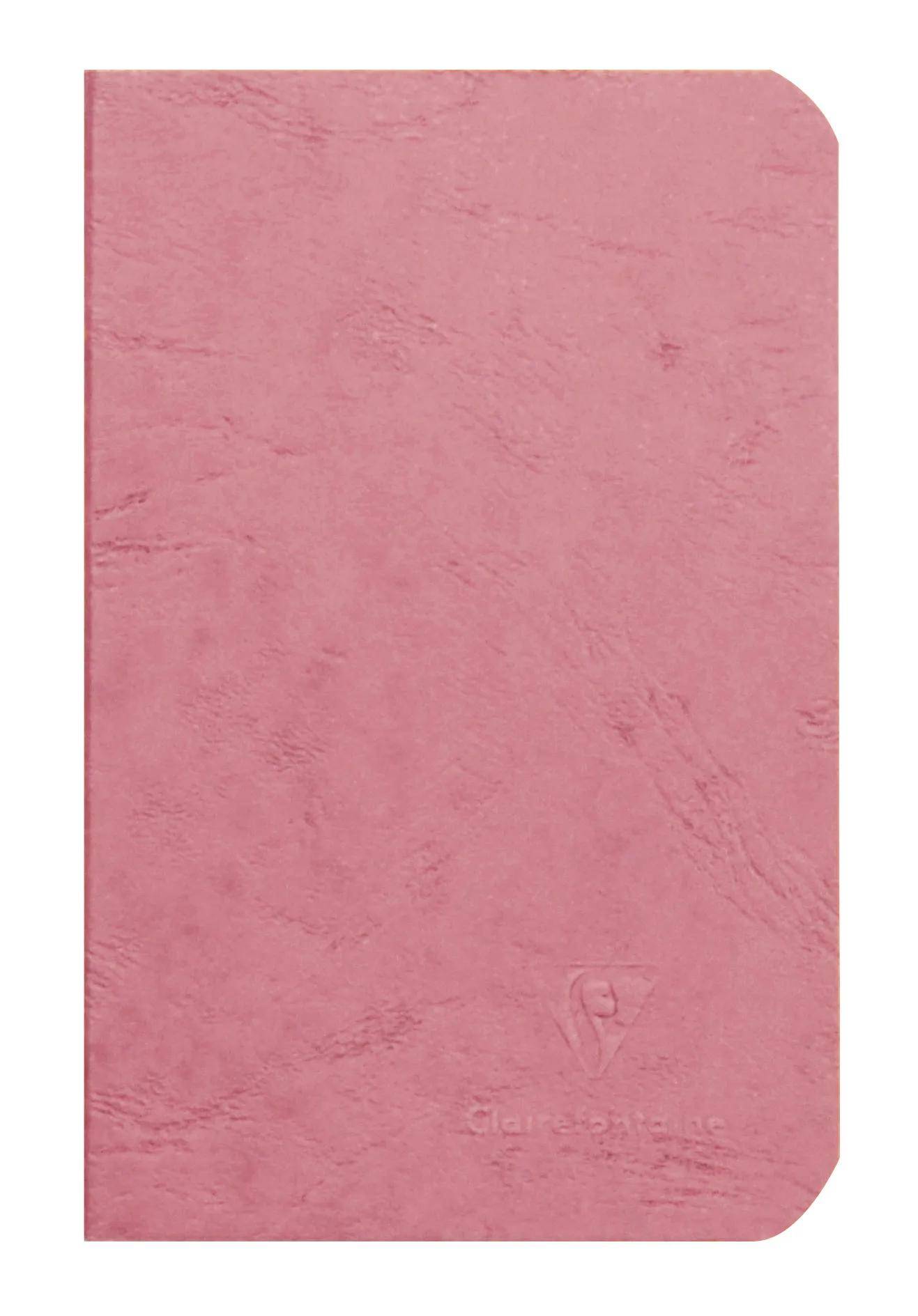 Clairefontaine 5x Age Bag, Notizheft 9x14 cm, 48 Bl blanko 90g Antikrosa 734106C