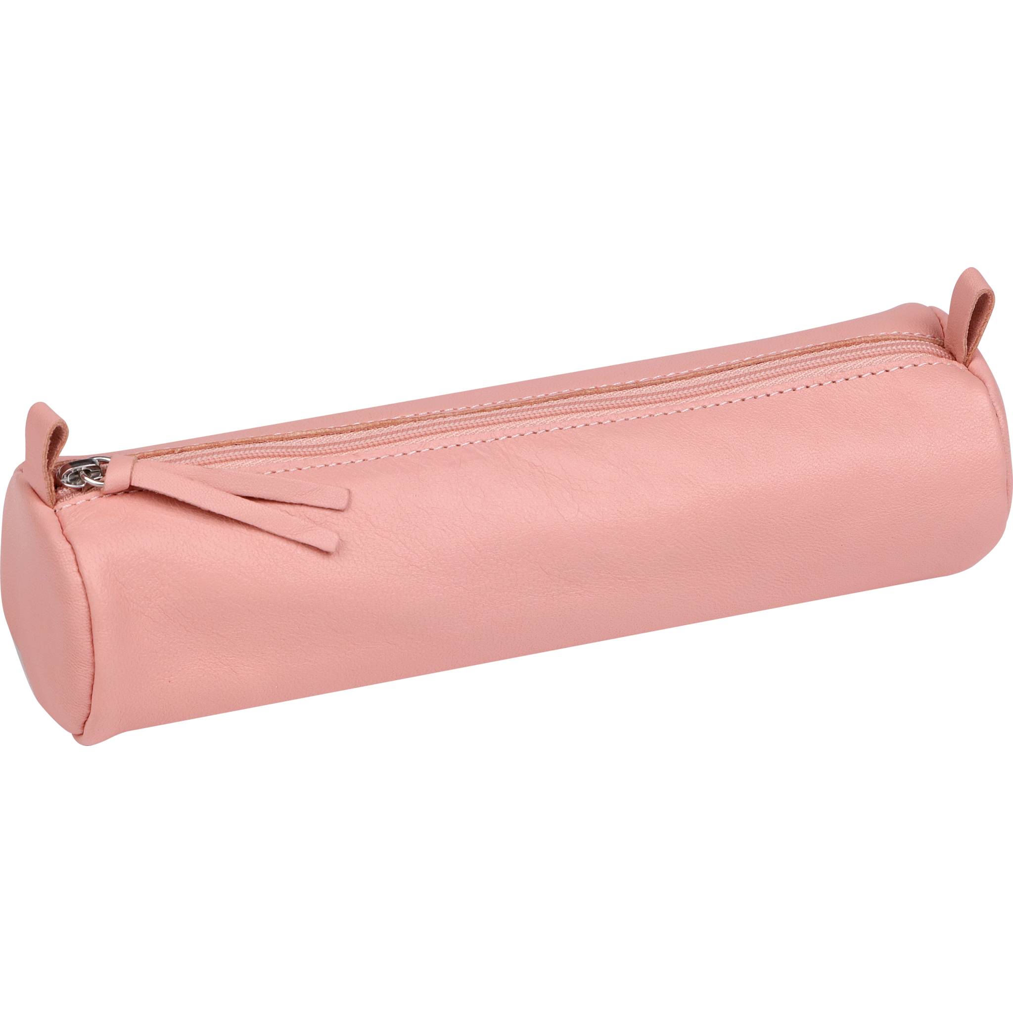 Clairefontaine 8x Rund Federmäppchen Leder Ø5,5x22cm Pastelfarben 410192C