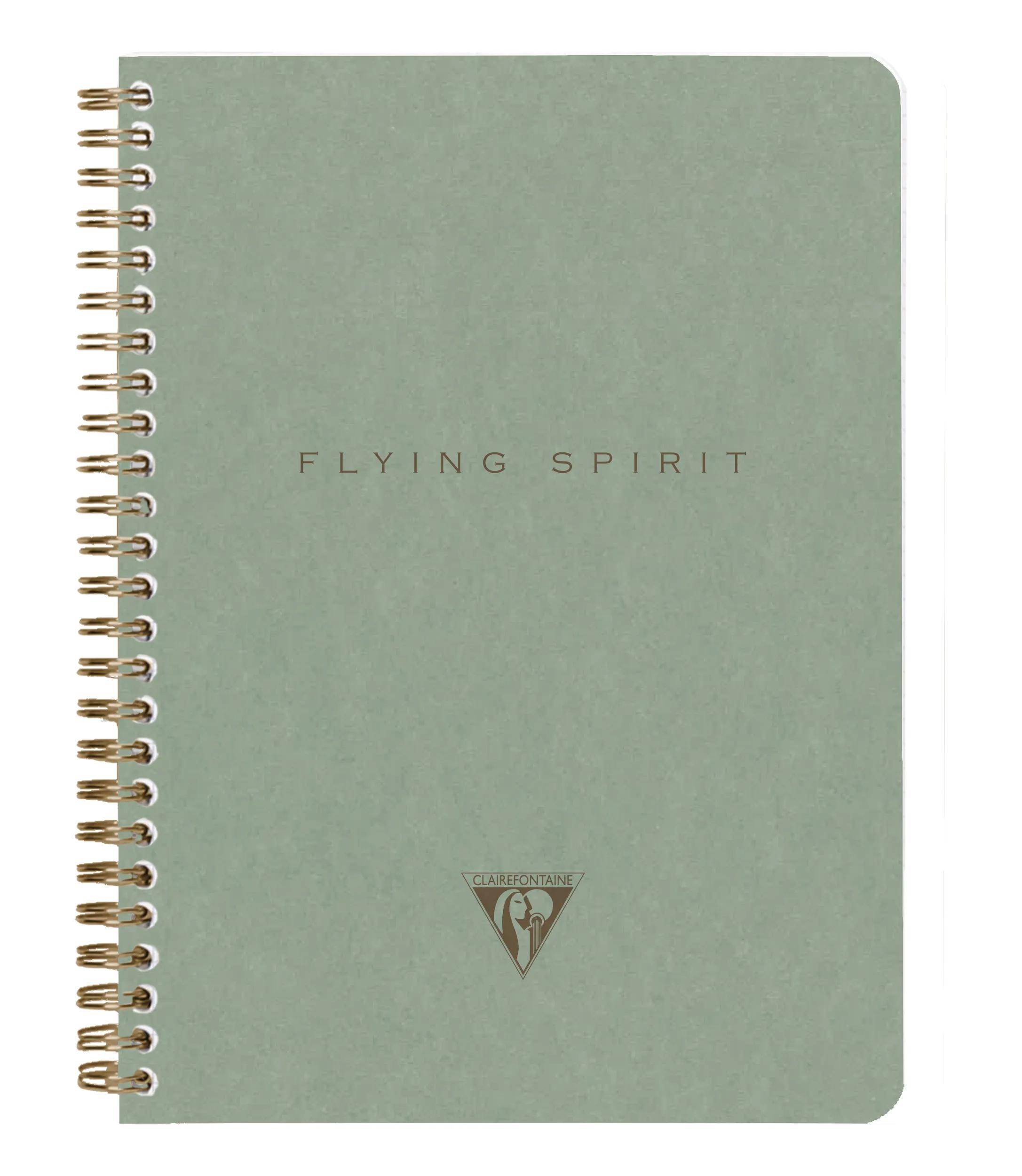 Clairefontaine 5x Notizbuch A5 14,8x21cm, 60 Bl liniert, 90g Graugrün 107566C