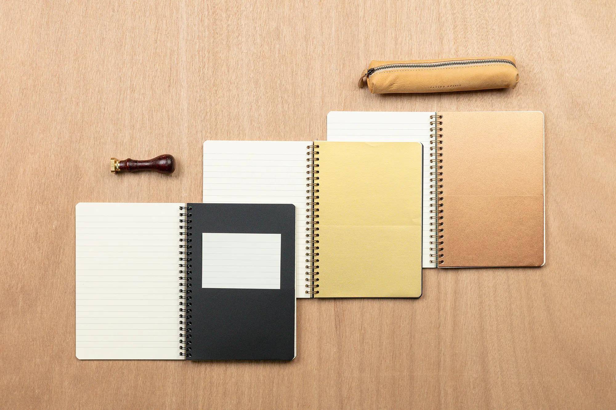 Clairefontaine 5x Notizbuch A5 14,8x21cm, 60 Bl liniert, 90g Graugrün 107566C