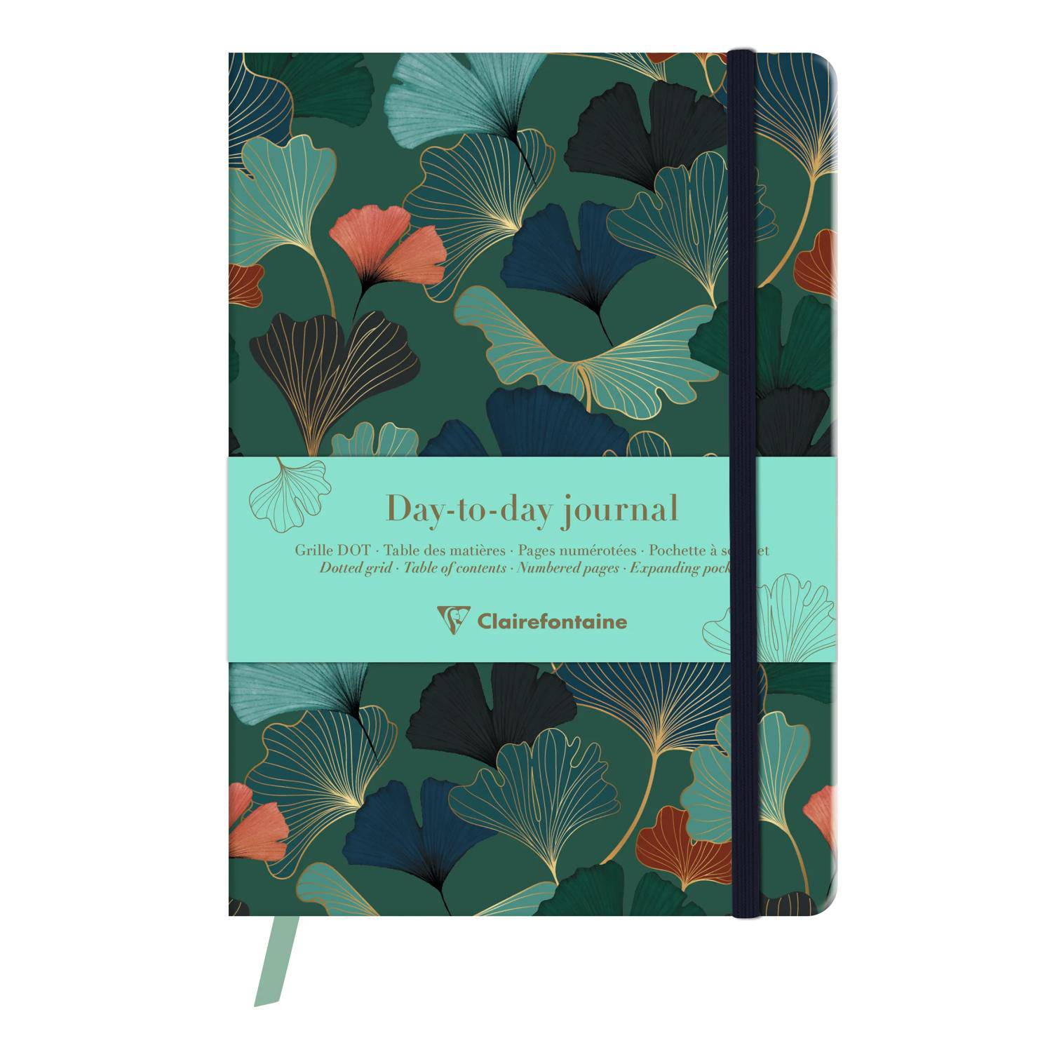 Clairefontaine 4x journal A5 14,8x21 cm, 96 Bl, dot/kariert, sortiert 116245C