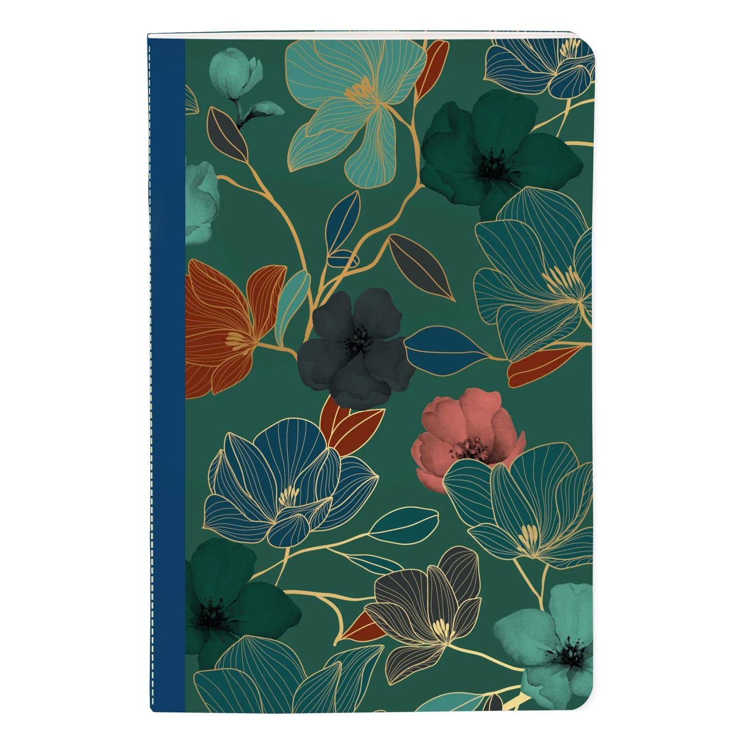 Clairefontaine 8x Gaïa bleu, Notizbuch 11x17cm, 48 Bl, liniert, sortiert 116242C