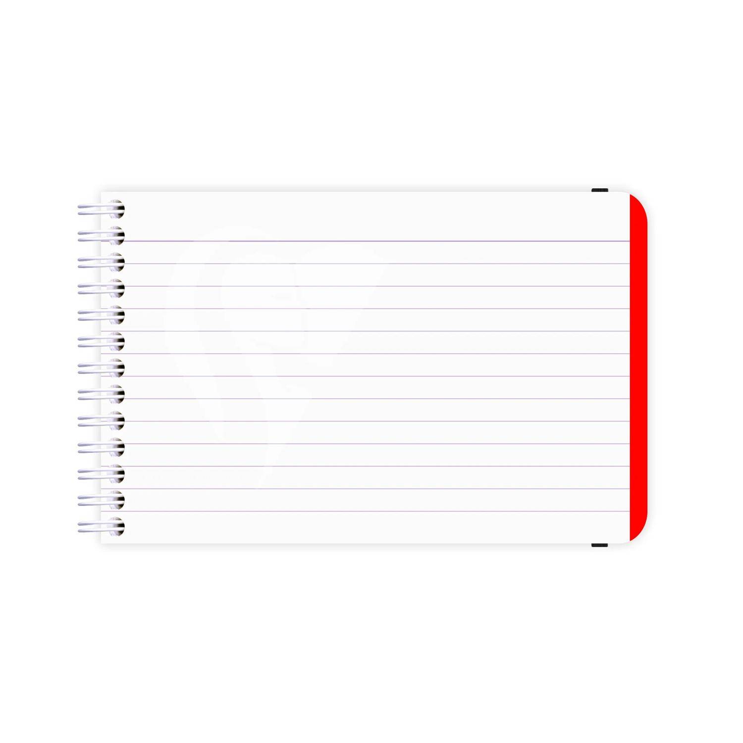 Clairefontaine 5x Spiralheft mit Karteikarten 152x102 verschluss Blau 328011C