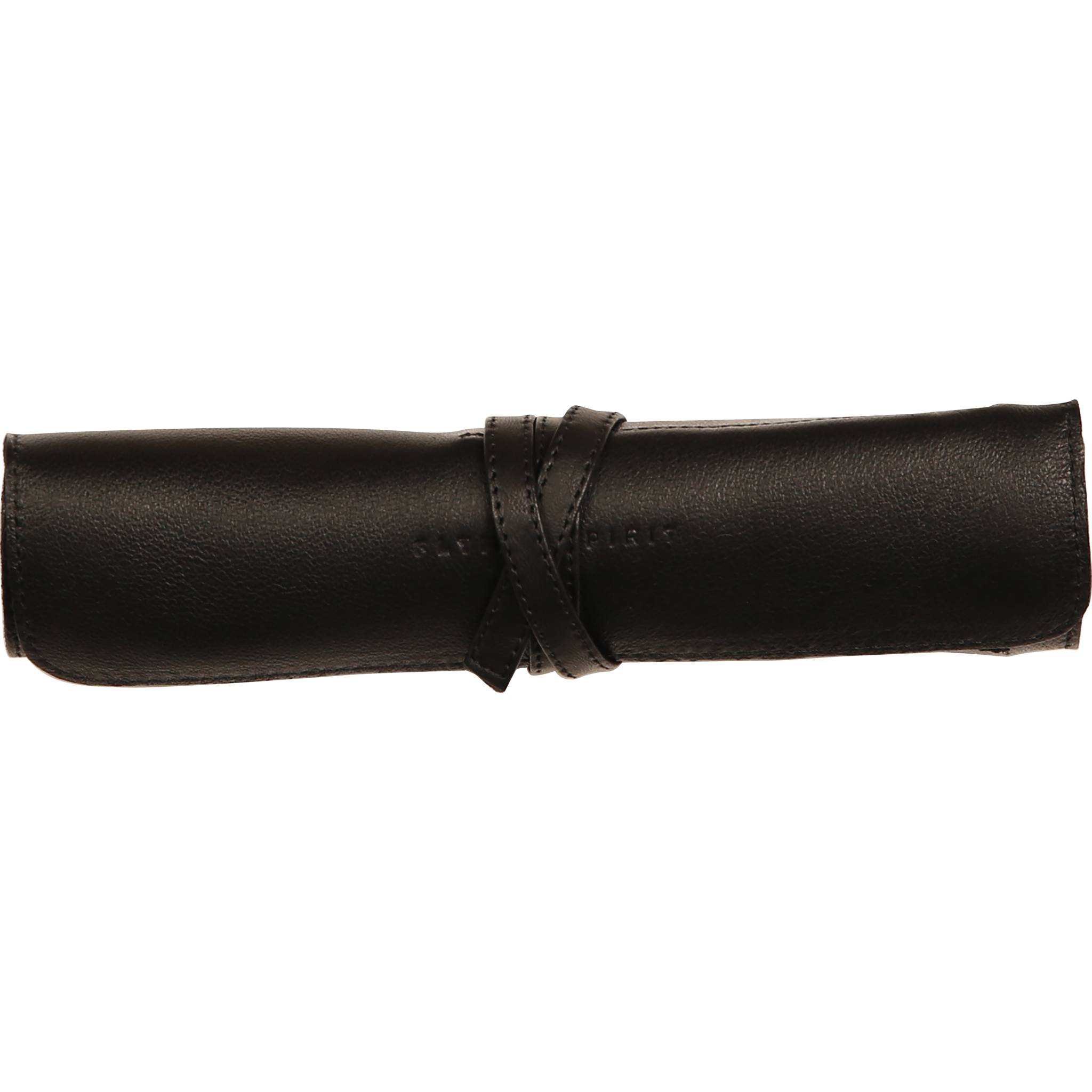 Clairefontaine 3x Rollmäppchen 26,7x24 cm, Leder, Flying Spirit Schwarz 930026C