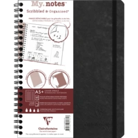 Clairefontaine 5x My.Notes Age Bag Spiralheft A5+, 60 Blatt Schwarz 782361C Clairefontaine 5x My.Notes Age Bag Spiralheft A5+, 60 Blatt Schwarz 782361C