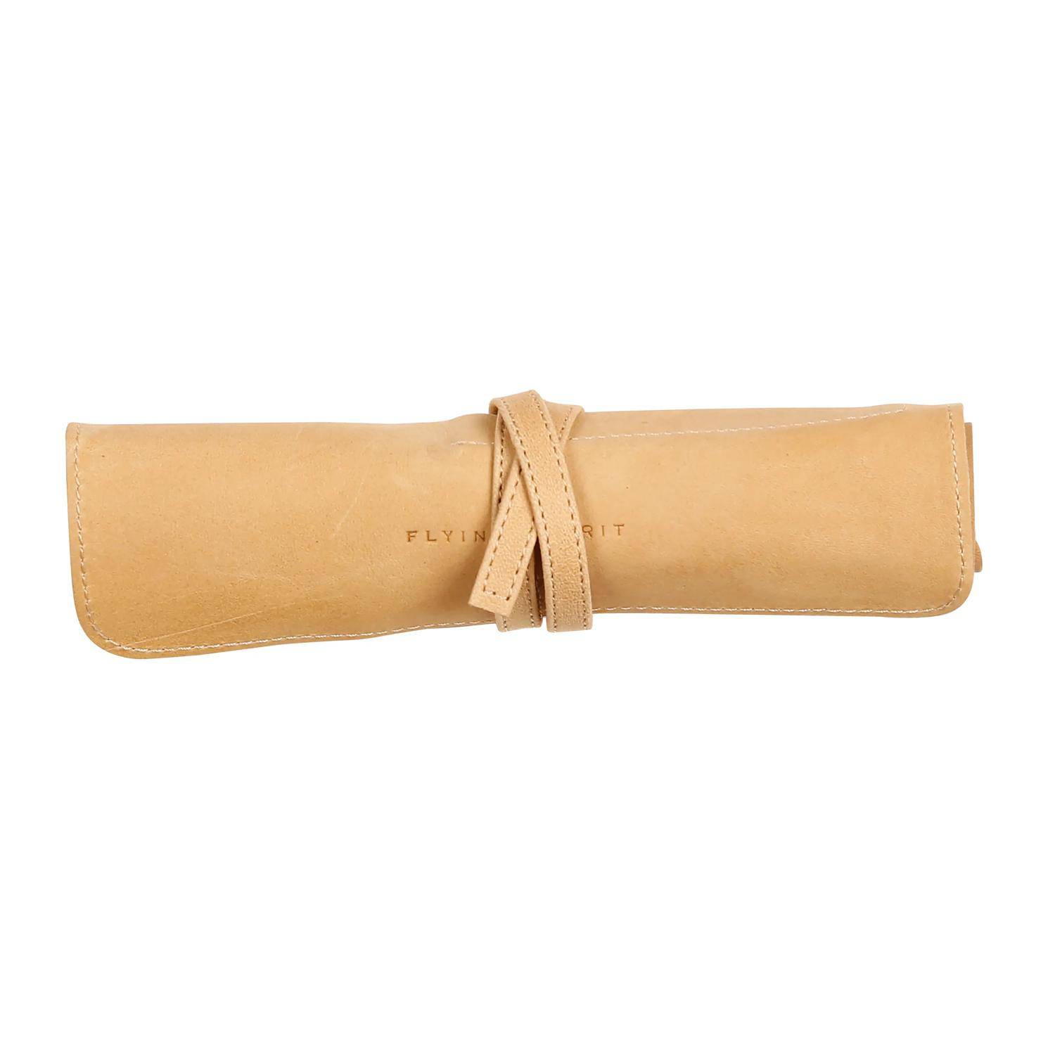 Clairefontaine 3x Rollmäppchen 26,7x20,6 cm, Leder, Flying Spirit Beige 930028C