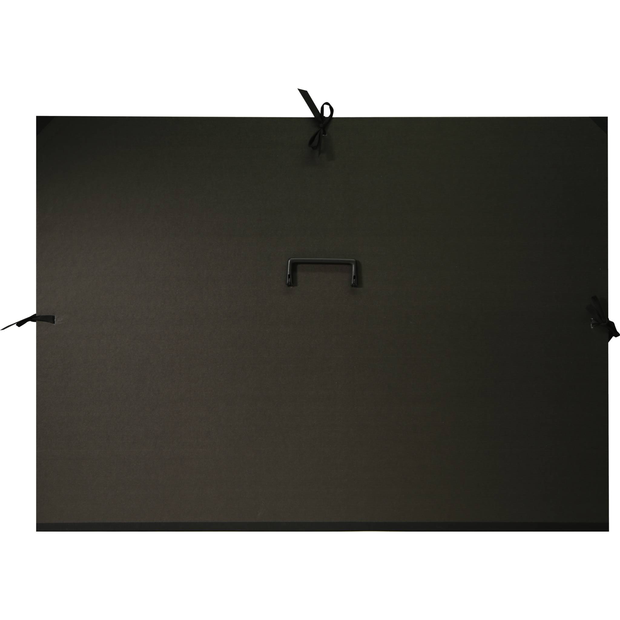 Clairefontaine 2x Zeichenmappe mit 3 Bändern und Griff - Schwarz 975424C