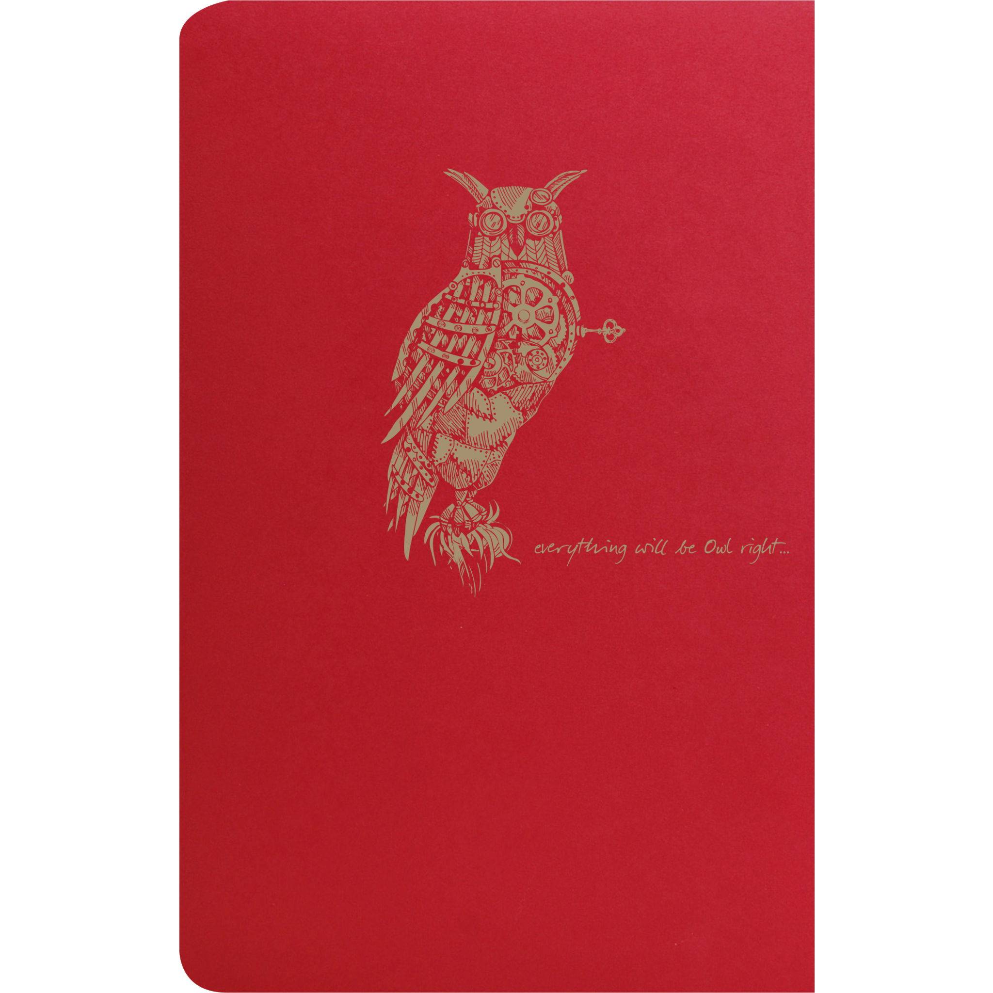 Clairefontaine 5x Notizbuch 11x17cm, 48 Blatt liniert sortiert Rot 106506C