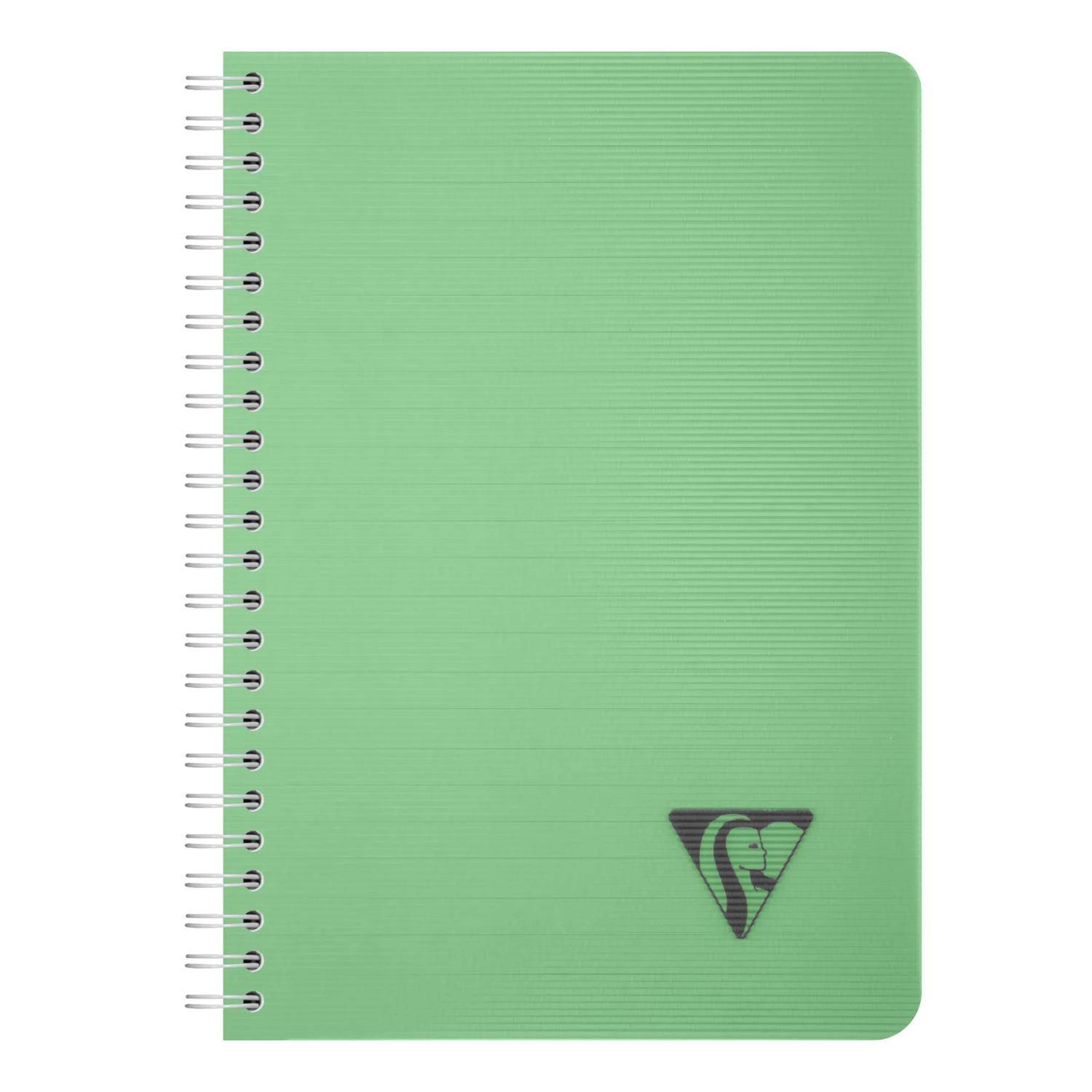 Clairefontaine 5x Spiralbuch A5, 90 Bl liniert 90g, Einband PP Sortiert 327546C