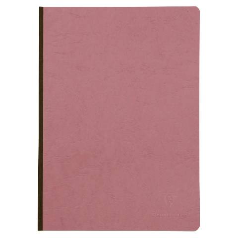 Clairefontaine 5x Notizbuch A4, Leinenrücken, 96 Bl blanko 90g Antikrosa 791406C