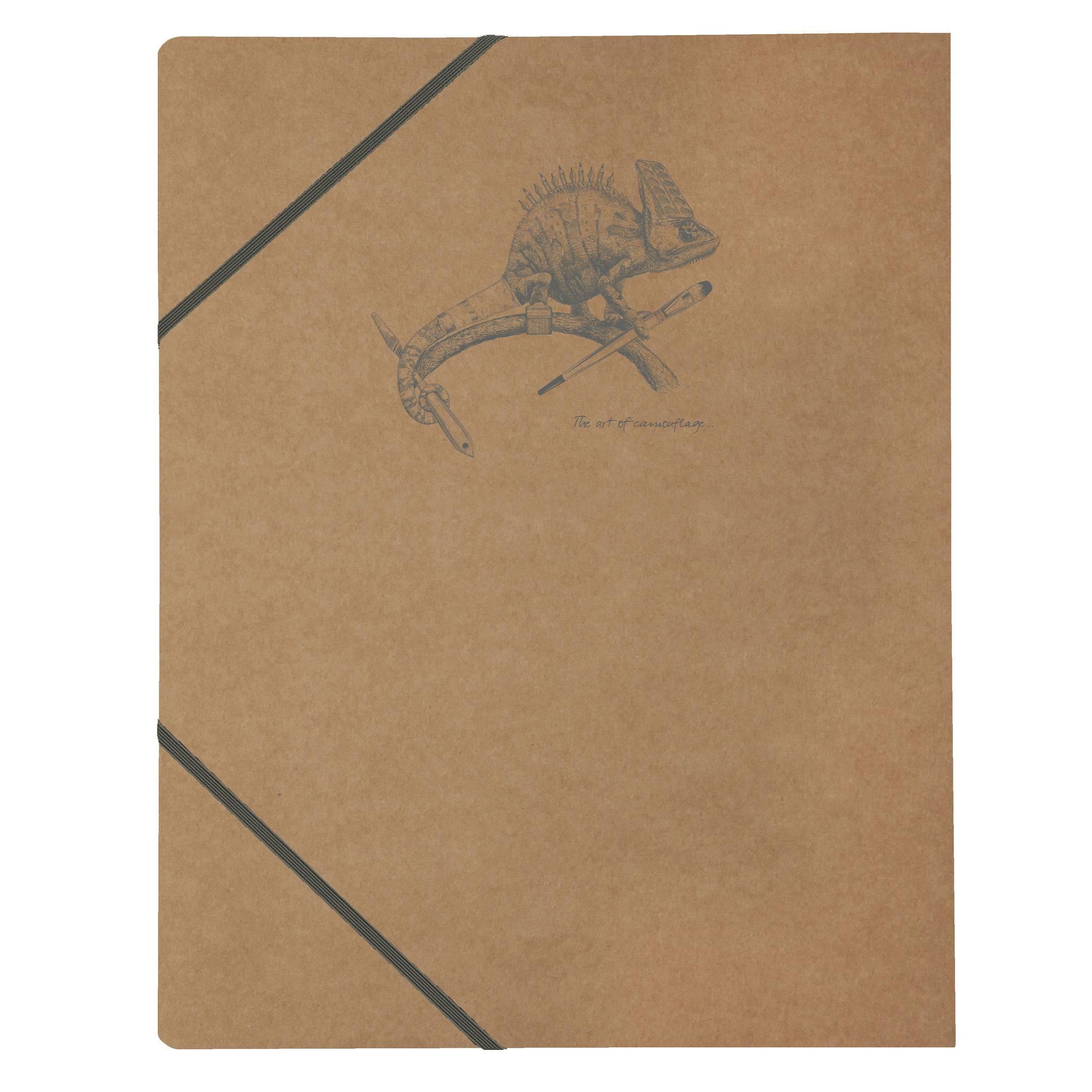 Clairefontaine 5x braune Sammelmappe 24x32cm, Motive sortiert Braun 103514C