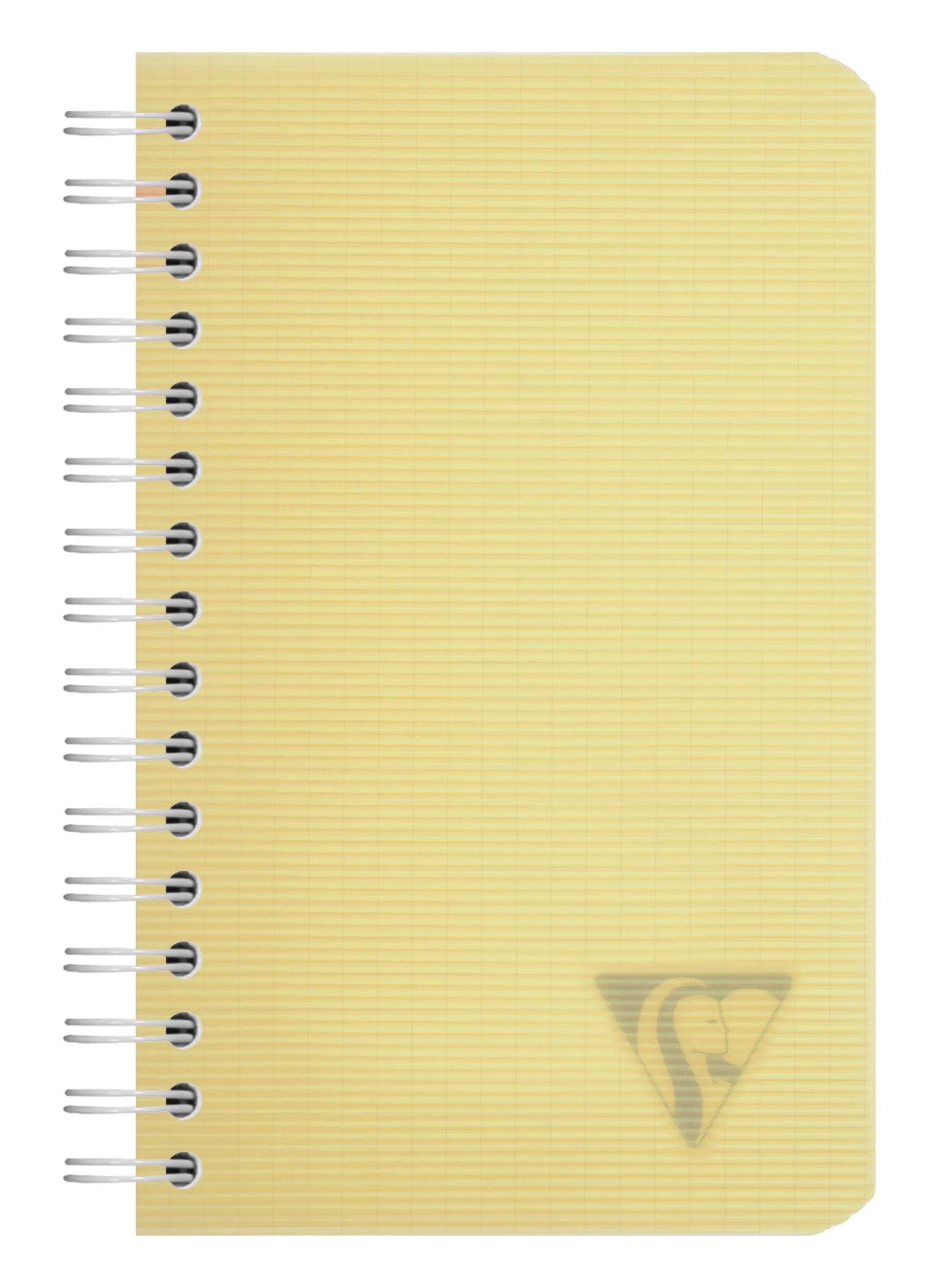 Clairefontaine 10x Spiralbuch 9,5x14 cm, 50 Bl kariert 90g, PP Sortiert 327425C