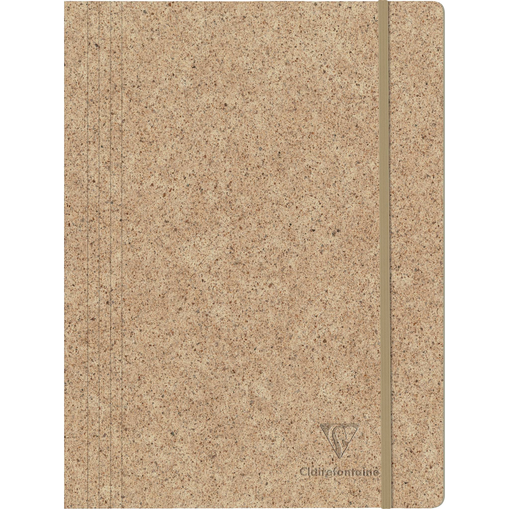 Clairefontaine 4x Sammelmappe mit Gummizug 24x32cm Kakao 83527C