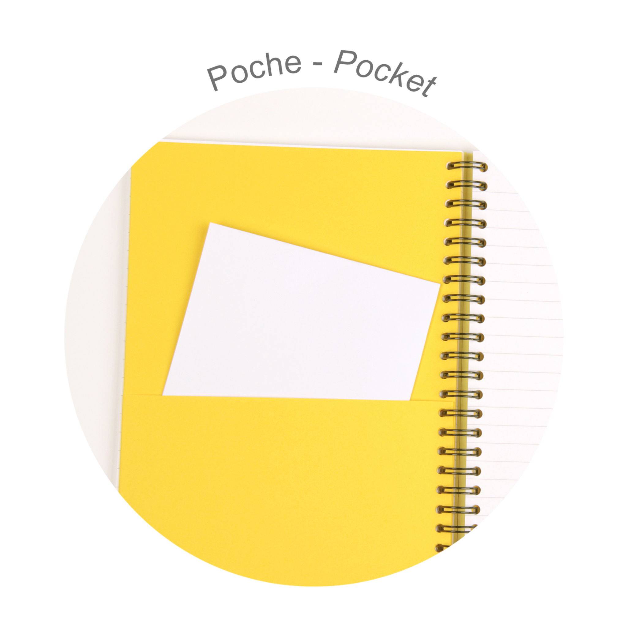 Clairefontaine 4x Spiralbuch A5, 60 Blatt liniert - Mehrfarbig 115928C