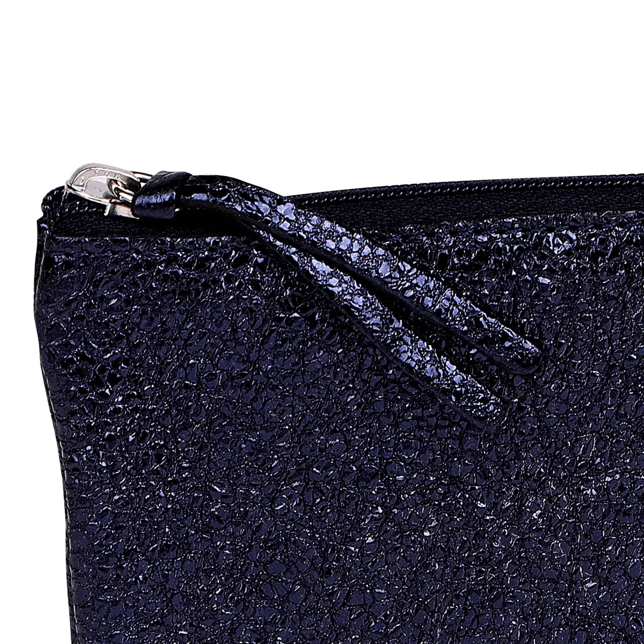 Clairefontaine 4x flaches Schlampermäppchen 11x22cm Lazer blau 410014C