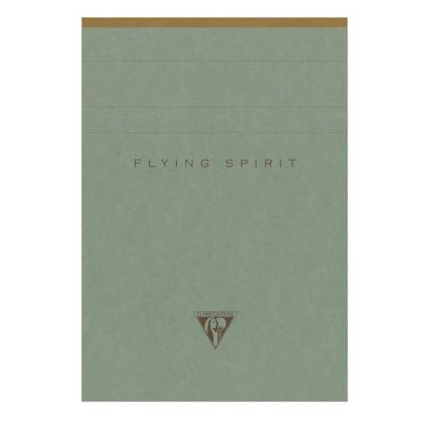 Clairefontaine 5x Block A6, 70 Bl abtrennbar, liniert, 90g Graugrün 107646C