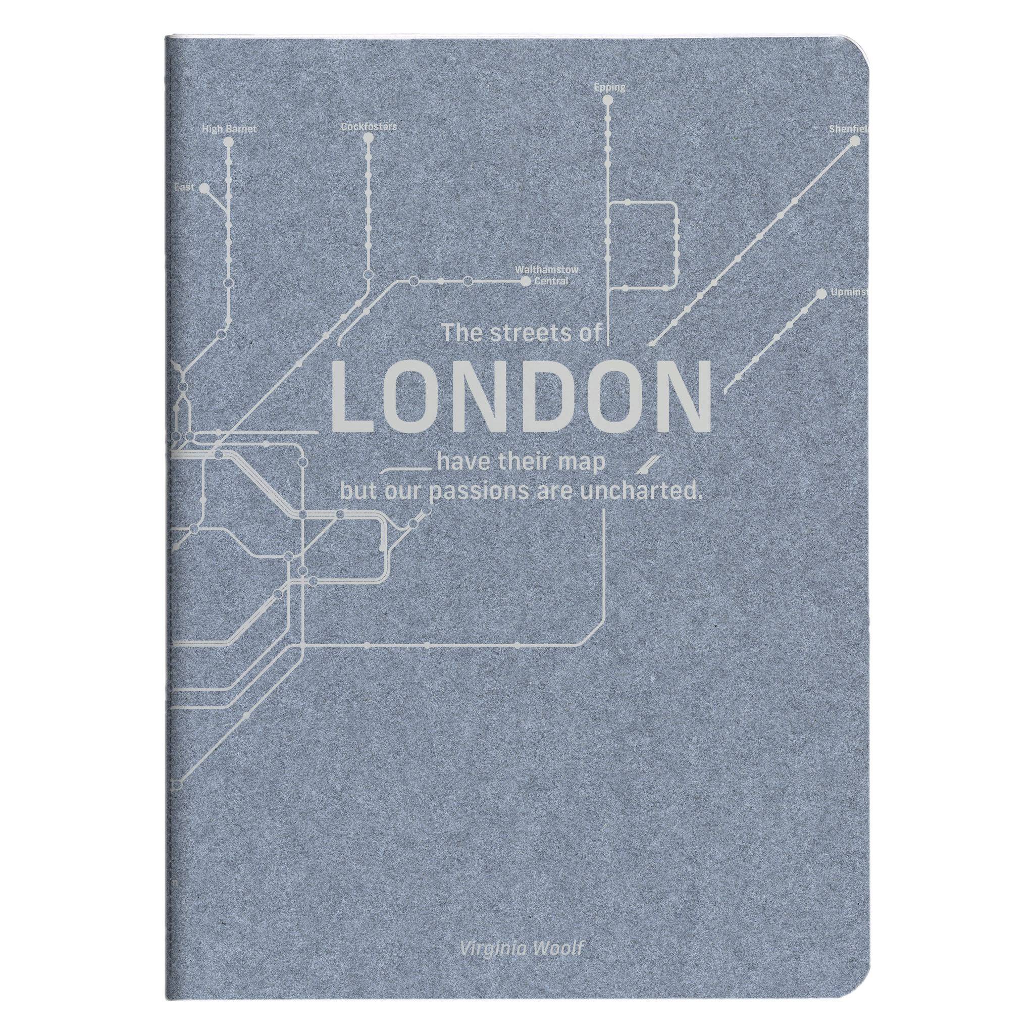 Clairefontaine 5x Notizheft, Fadenbindung A5, 48 Blatt liniert Jeansblau 83533C