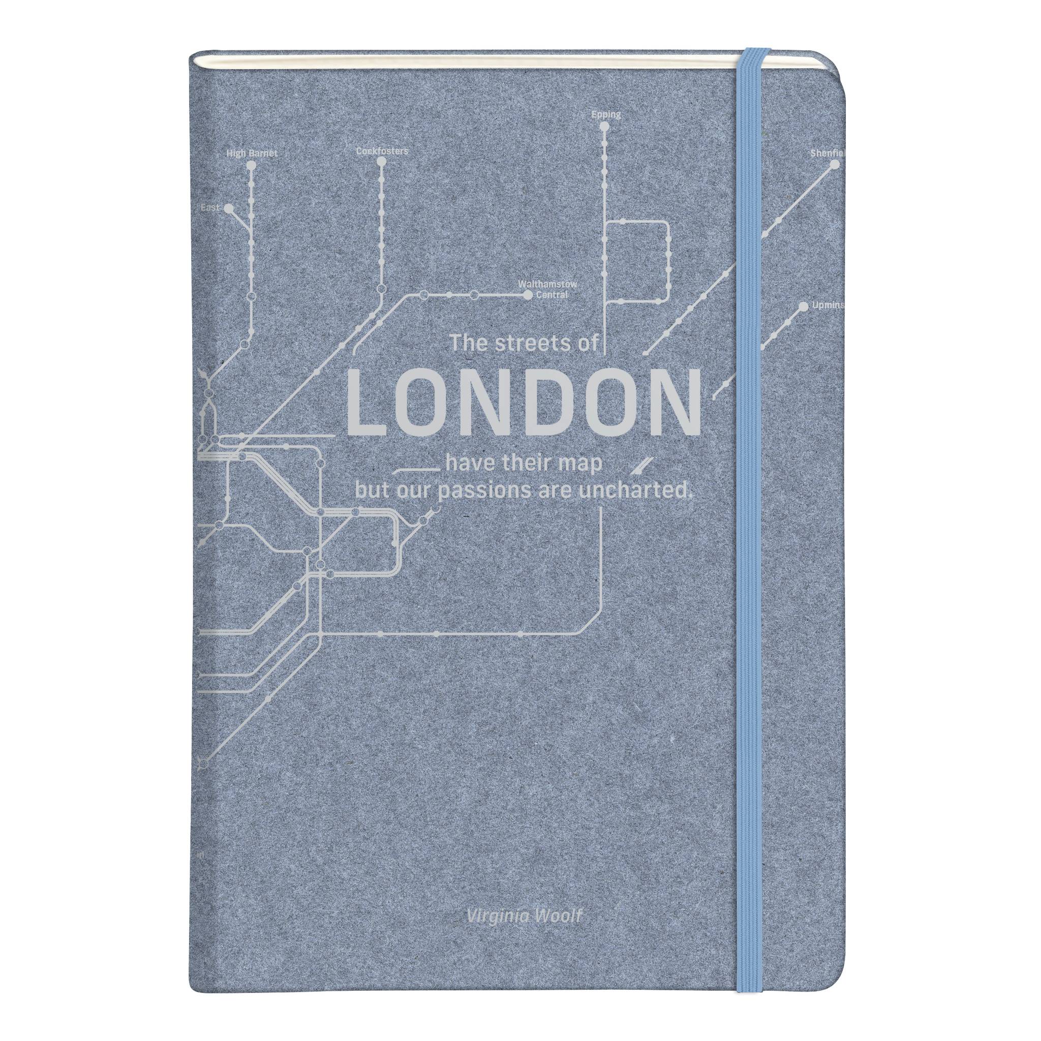 Clairefontaine 5x Notizbuch, festem Einband A5 48 Blatt liniert Jeansblau 83537C