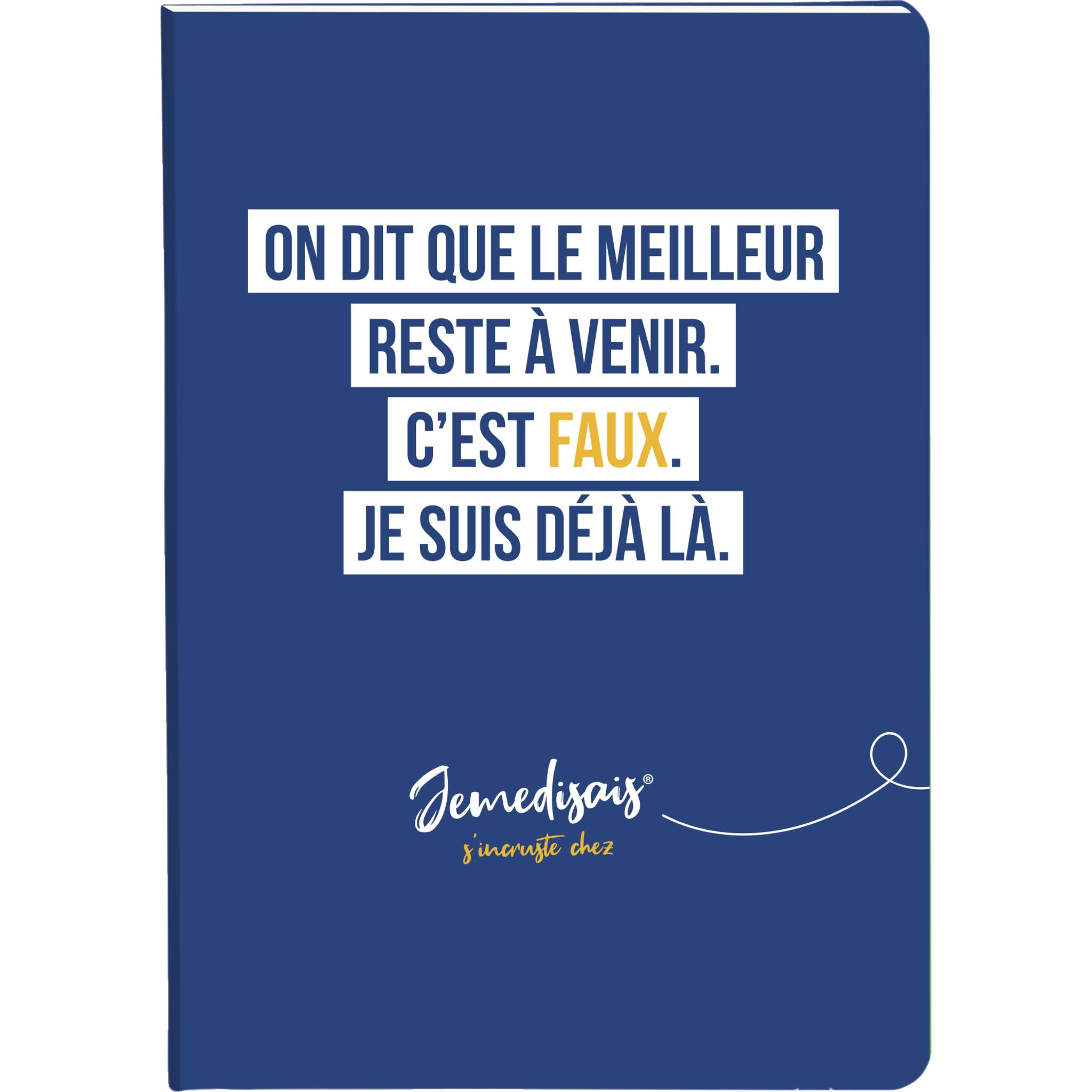 Clairefontaine 4x Jemedisais, Notizbuch A5, 64 Blatt liniert Mehrfarbig 116015C