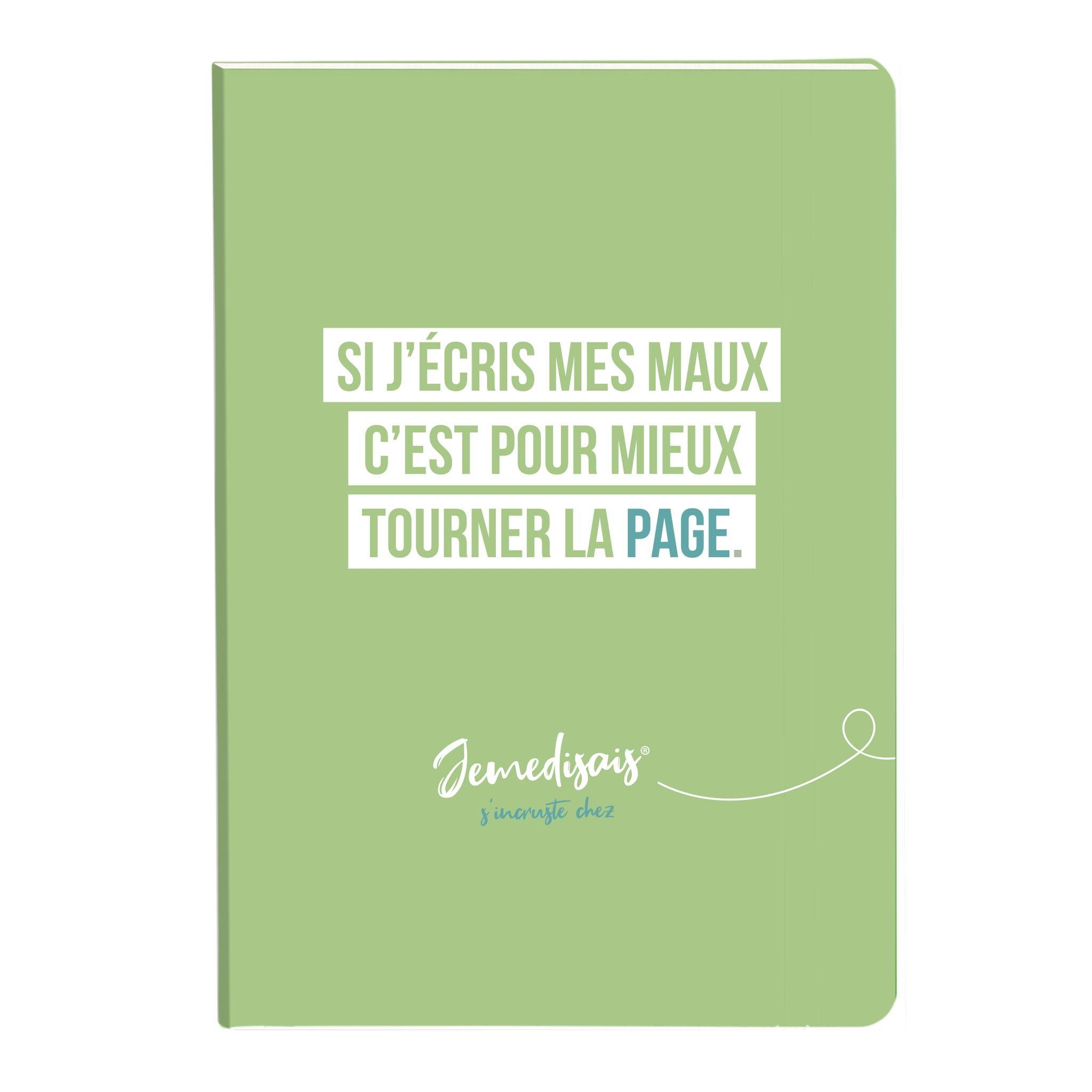 Clairefontaine 4x Jemedisais, Notizbuch A5, 64 Blatt liniert Mehrfarbig 116015C