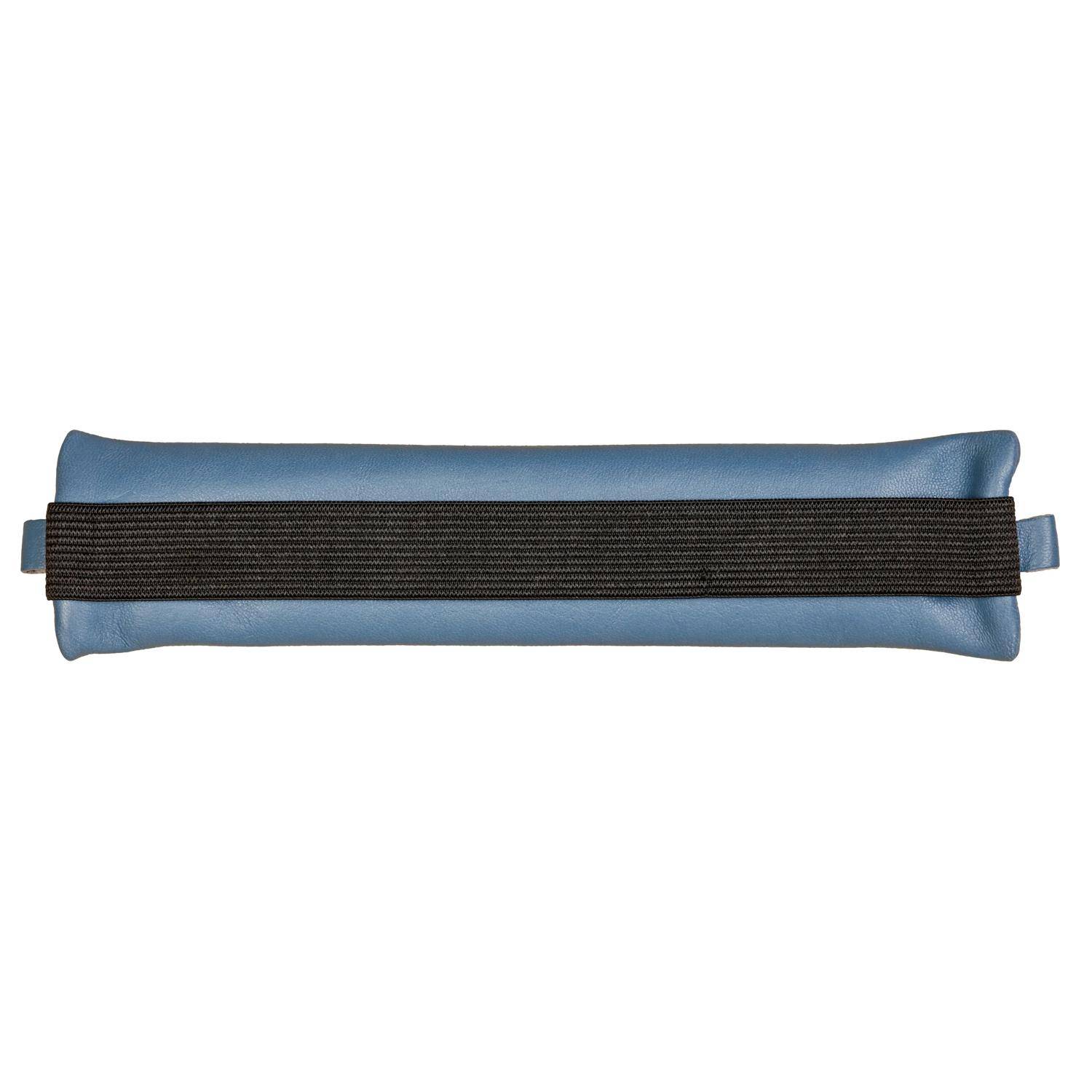 Clairefontaine 5x Schlampermäppchen Leder Notizbuch, 20x4,5 cm Blau 77039C