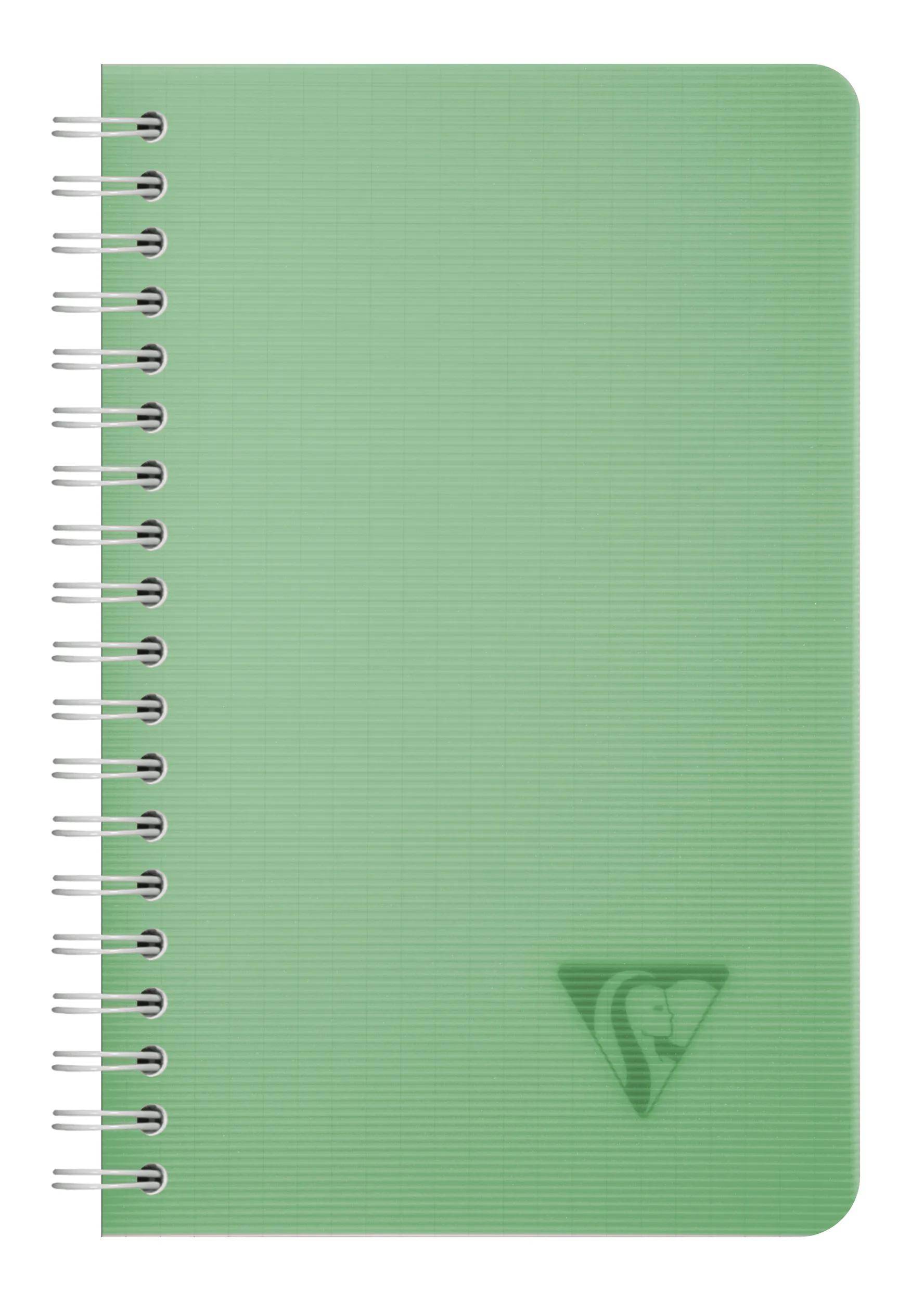 Clairefontaine 10x Spiralbuch 11x17 cm, 50 Bl kariert 90g, PP Sortiert 327535C