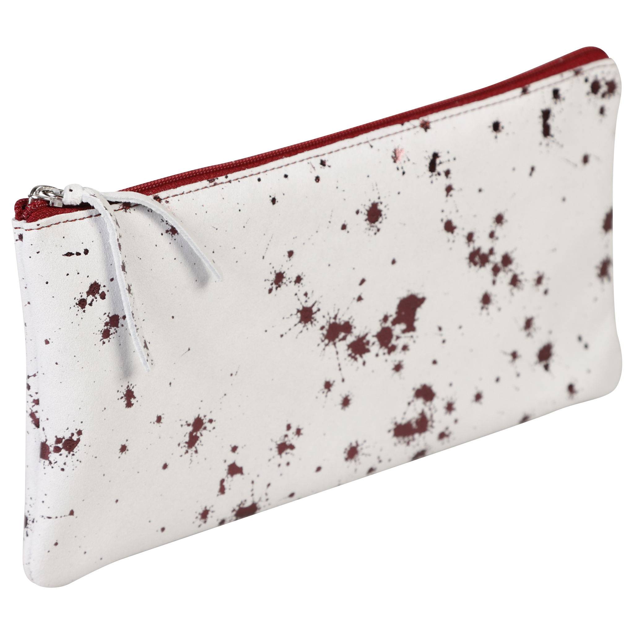 Clairefontaine 4x Flaches Schlampermäppchen Wildleder 22x11cm kirsche 410115C