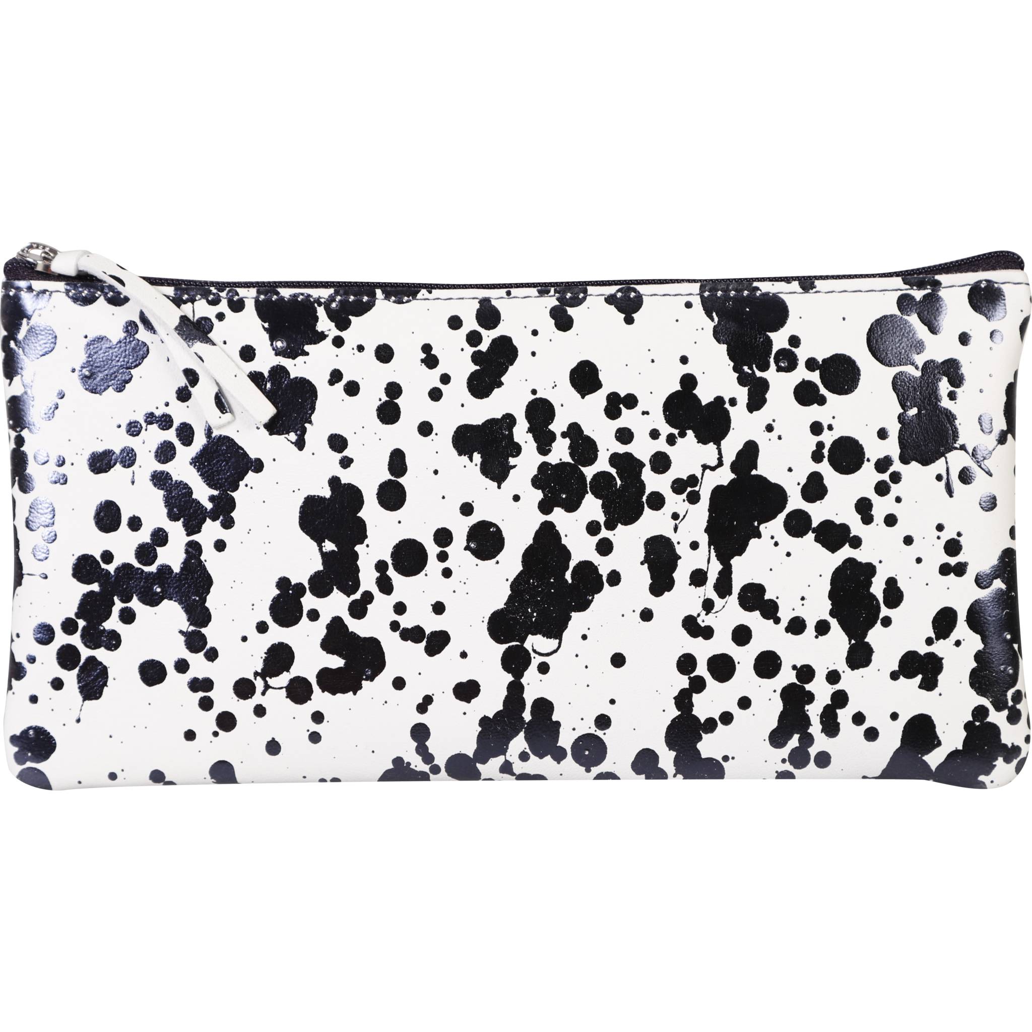 Clairefontaine 4x Flaches Schlampermäppchen Leder 22x11cm dunkelblau 410114C