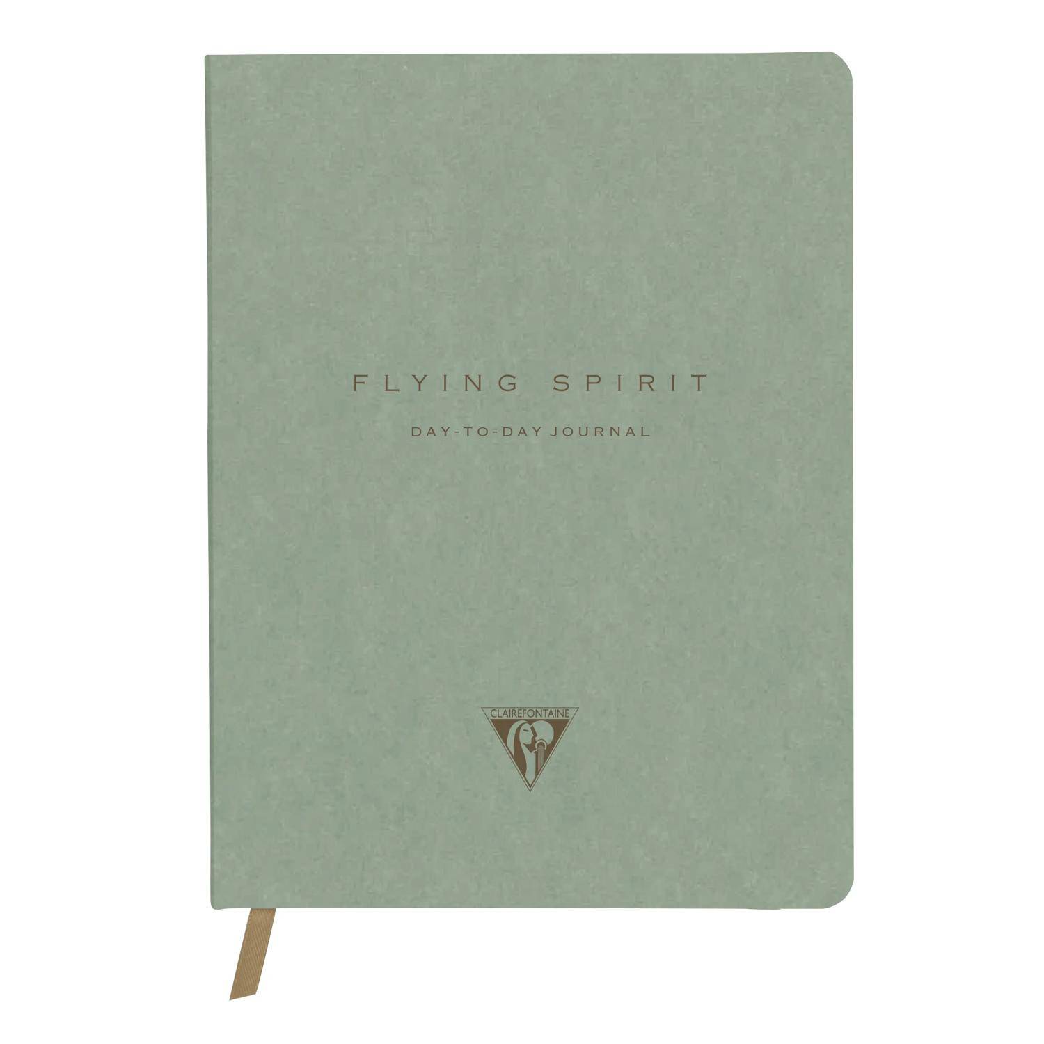 Clairefontaine 5x Journal 19x25 cm, 96 Bl, dot, sortiert Graugrün 107746C