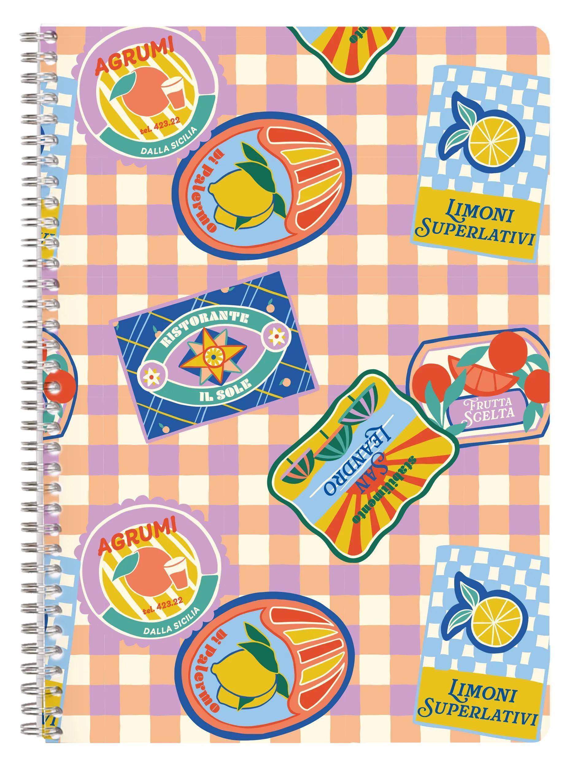 Clairefontaine 4x Notizheft A4 21x29,7 cm, 74 Bl, liniert Rand, sortiert 116265C
