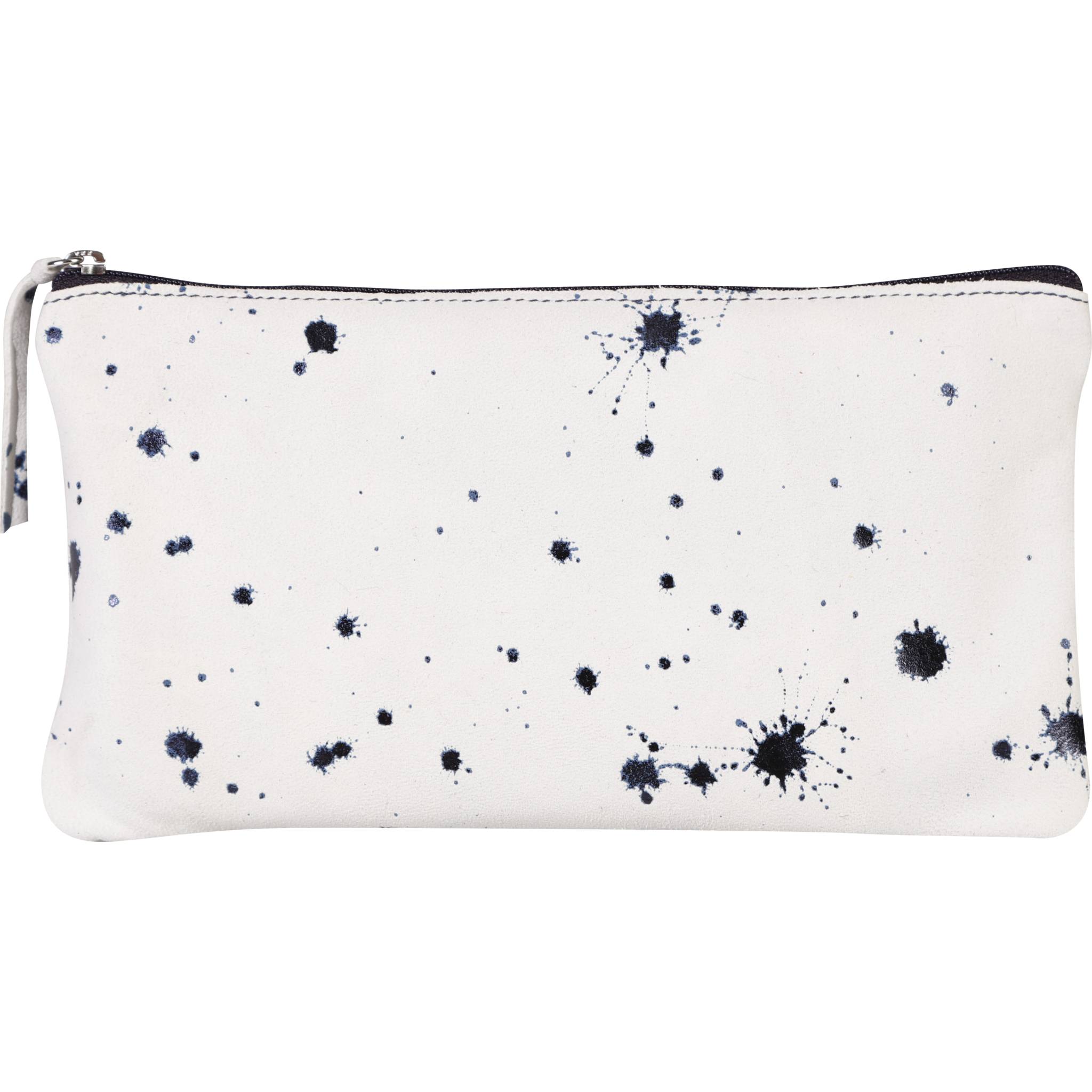 Clairefontaine 4x Flaches Schlampermäppchen Wildleder 22x11cm dunkelblau 410116C