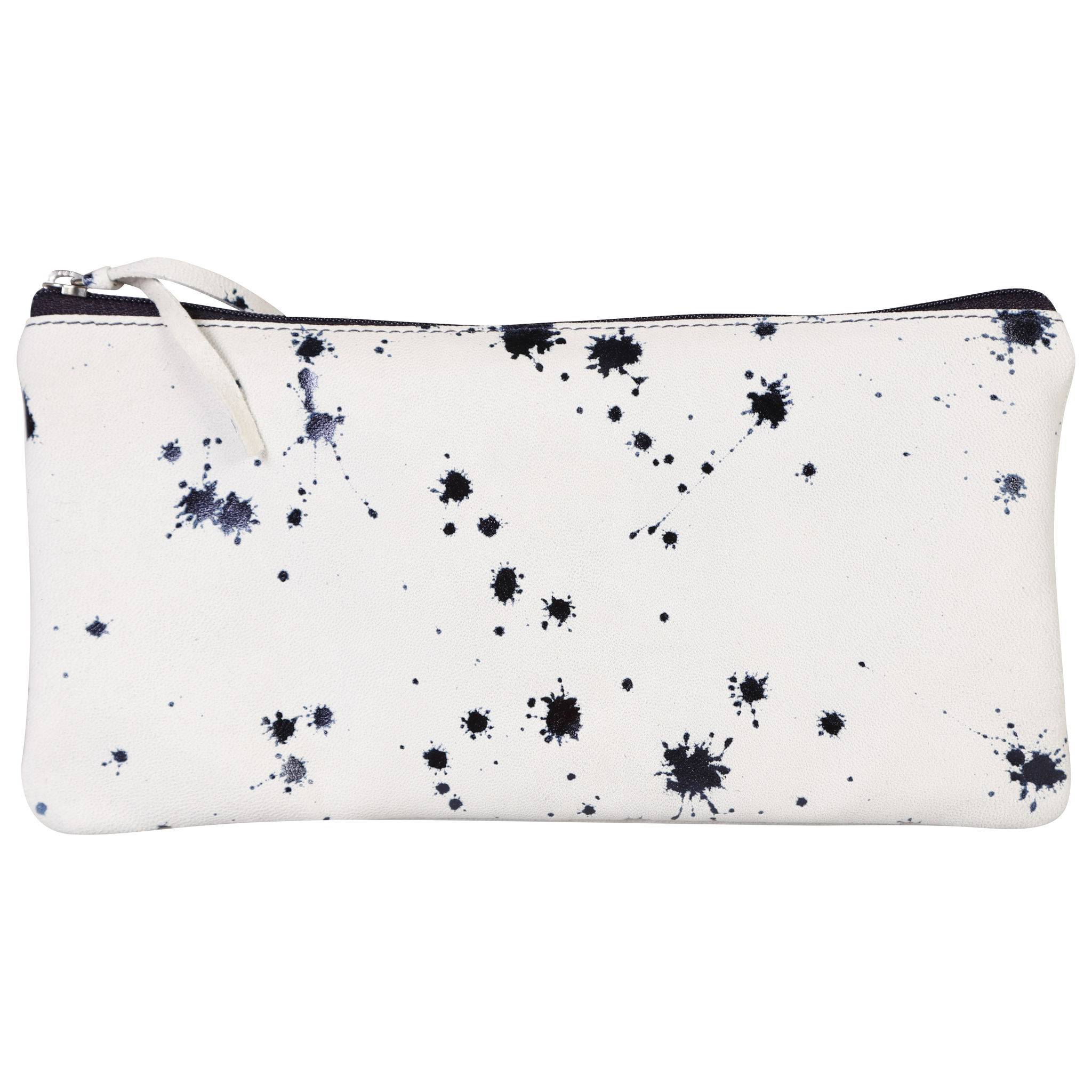 Clairefontaine 4x Flaches Schlampermäppchen Wildleder 22x11cm dunkelblau 410116C