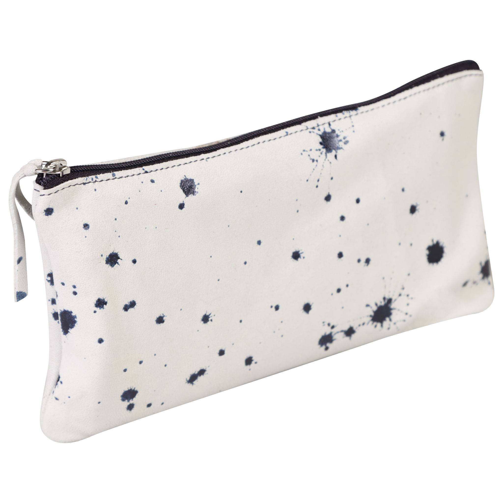 Clairefontaine 4x Flaches Schlampermäppchen Wildleder 22x11cm dunkelblau 410116C