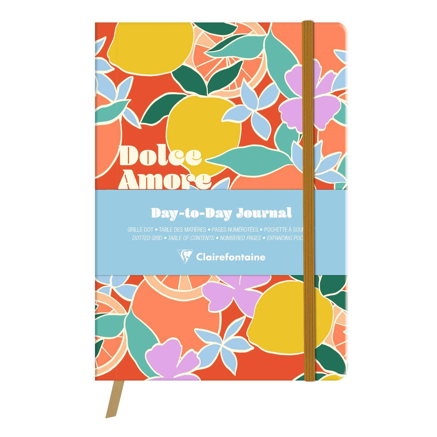 Clairefontaine 4x Journal A5 14,8x21 cm, 96 Bl, dot/kariert sortiert 116266C