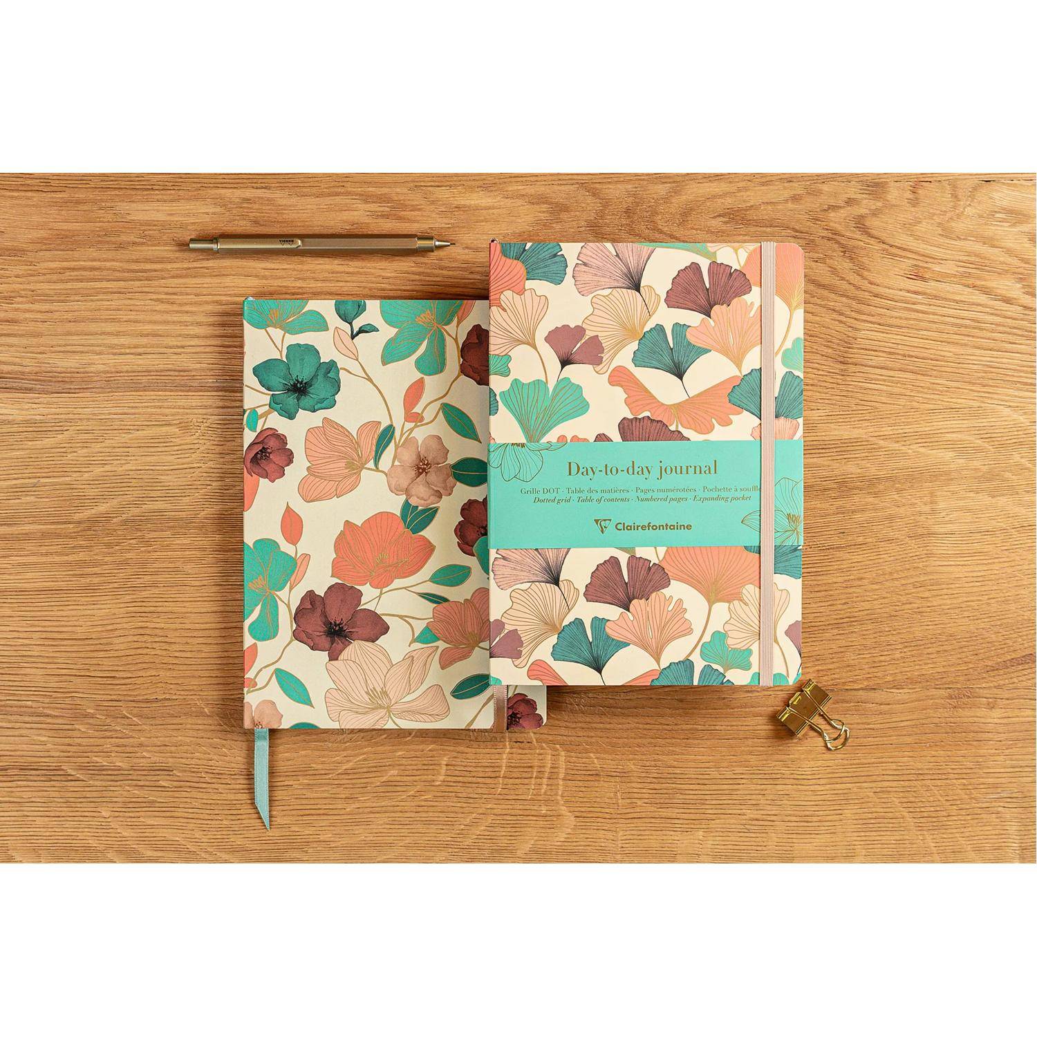 Clairefontaine 4x Journal A5 14,8x21 cm, 96 Bl, dot/kariert, sortiert 116255C