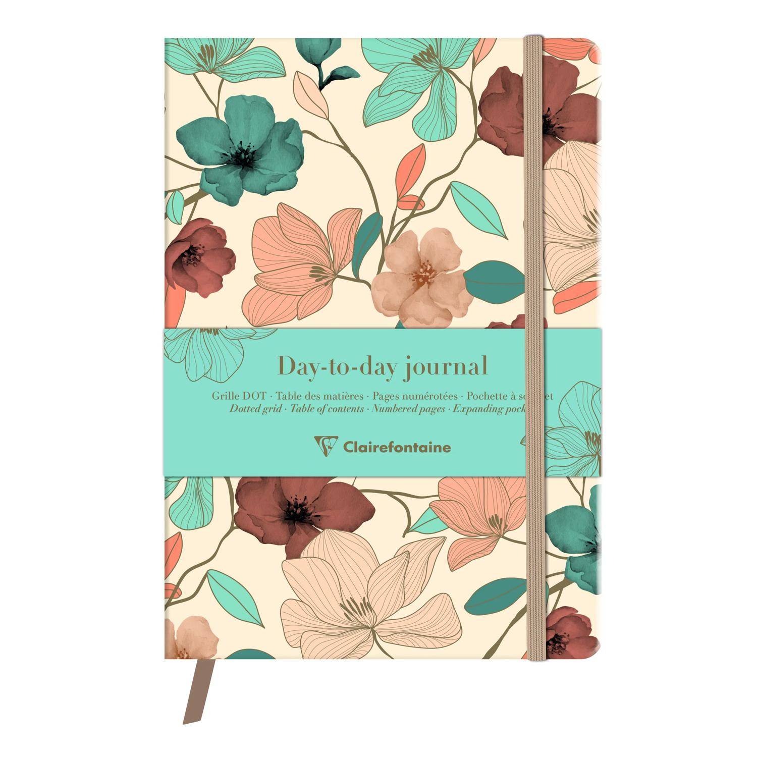 Clairefontaine 4x Journal A5 14,8x21 cm, 96 Bl, dot/kariert, sortiert 116255C