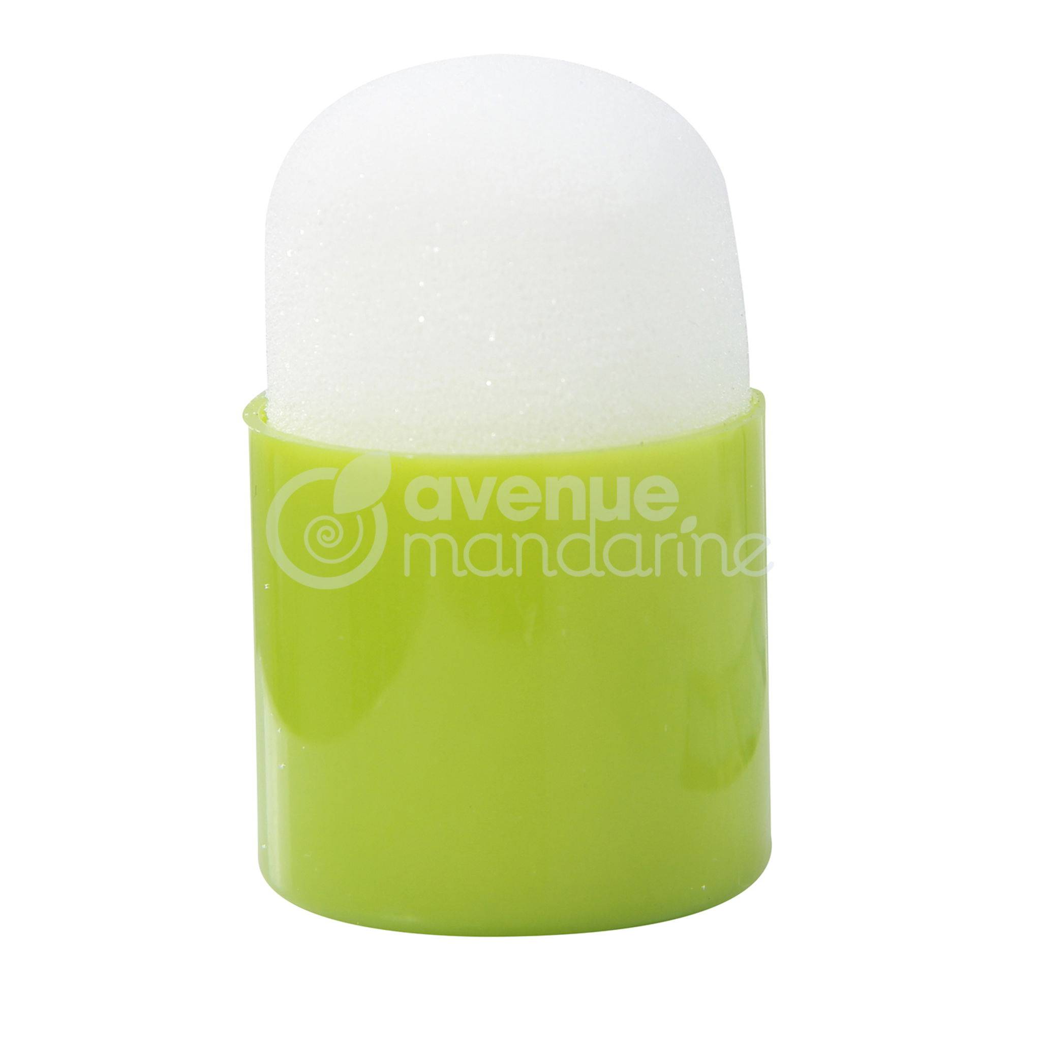 Avenue Mandarine 3x Set mit 3 Schablonier-Schwämmchen - Grün 42461MD