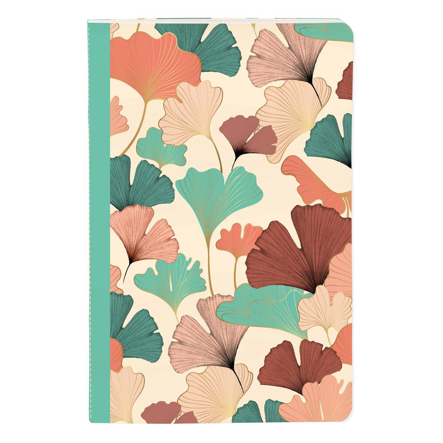 Clairefontaine 8x Gaïa beige, Notizbuch 11x17cm 48 Bl, liniert, sortiert 116252C