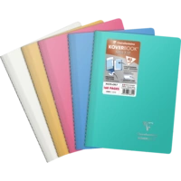 Clairefontaine 5x Koverbook Silver A4 80 Blatt lin. 376741C Clairefontaine 5x Koverbook Silver A4 80 Blatt lin. 376741C