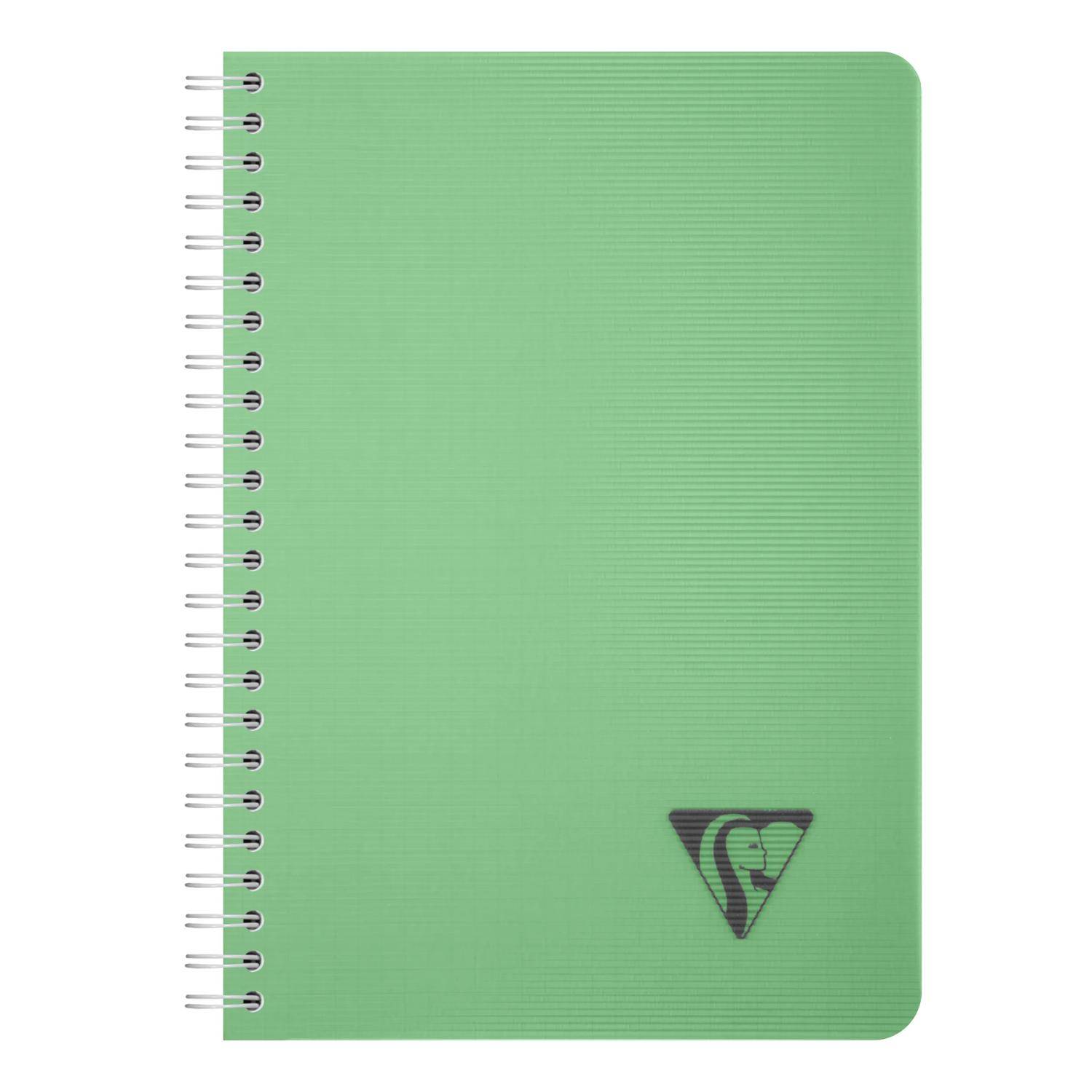 Clairefontaine 5x Spiralbuch A5, 90 Bl kariert 90g, Einband PP Sortiert 327506C