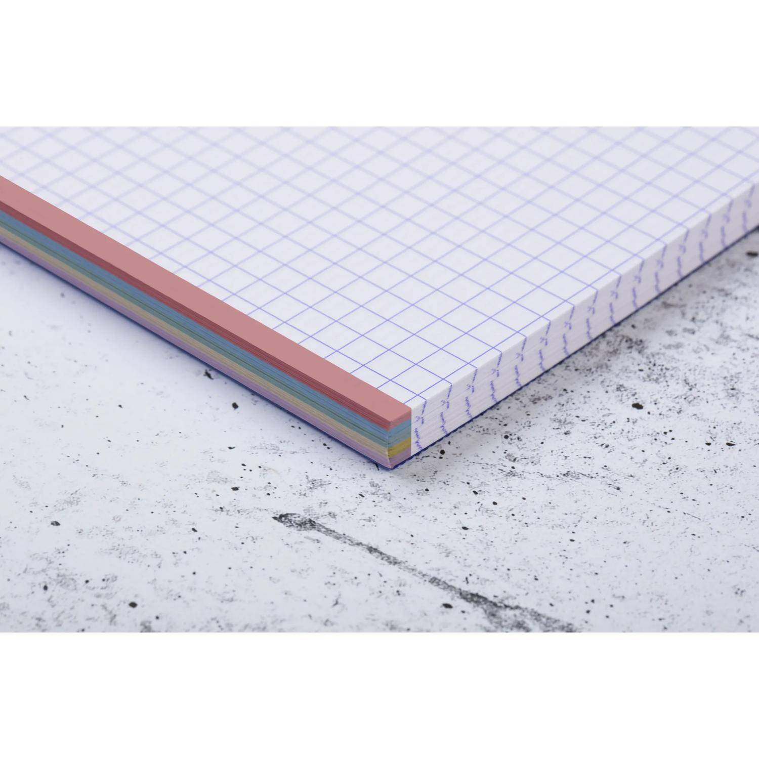 Clairefontaine 5x Block A5 Karteikarten, 50 kariert, PP Sortiert 327025C