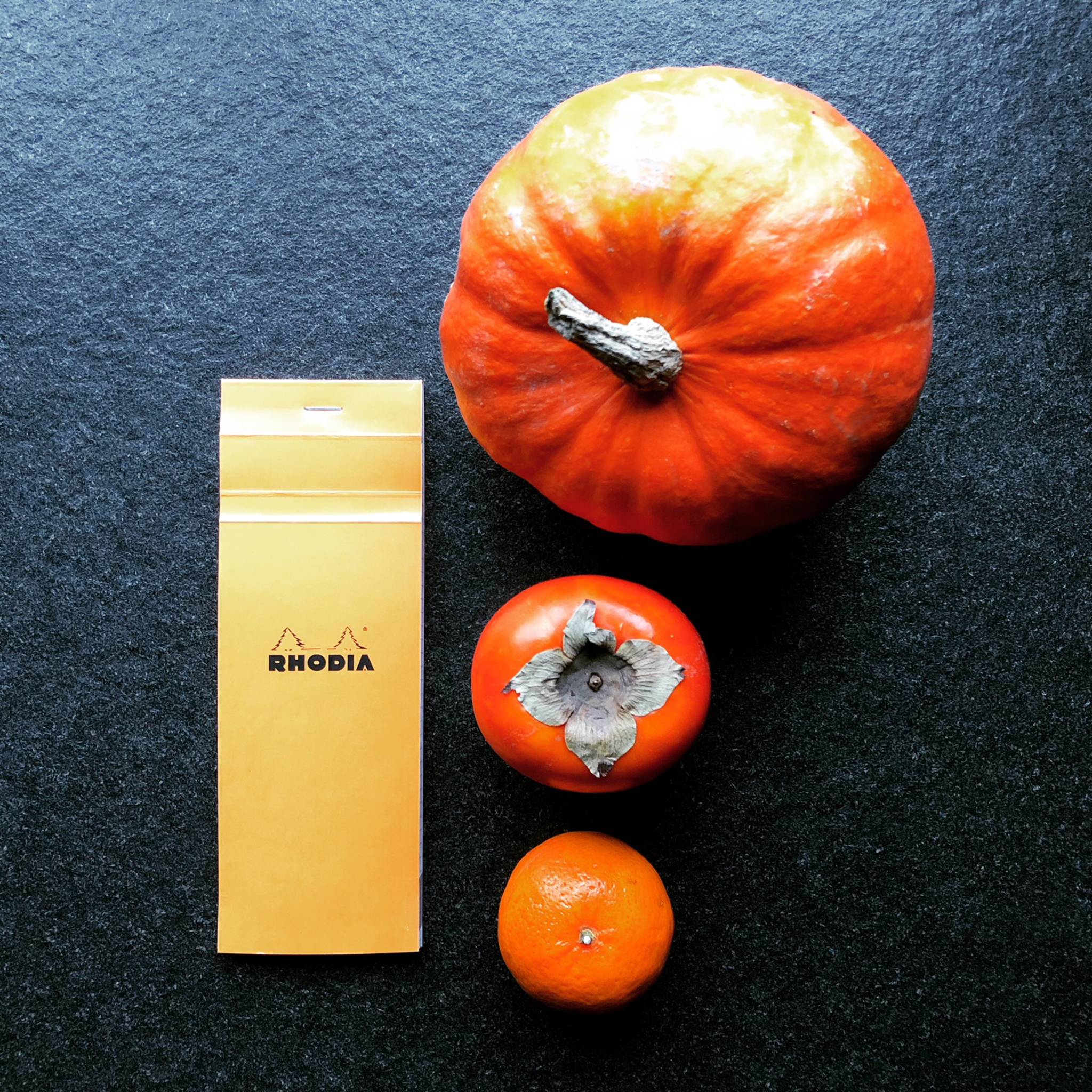 Rhodia 10x Gehefter Notizblock No.8 7,4x21cm 80 Bl kariert 80g Orange 8200C