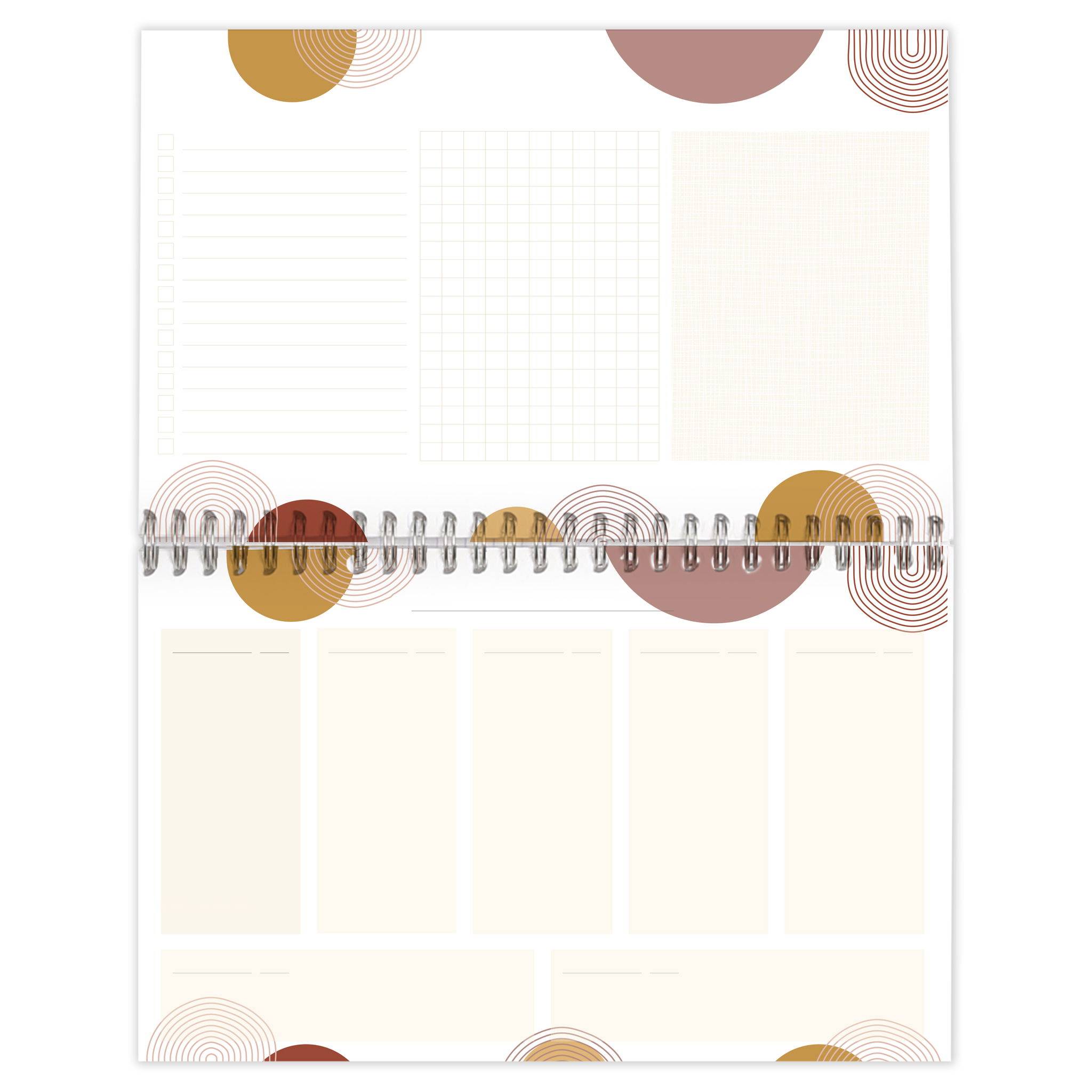 Clairefontaine 5x Block Planer 22x14 cm 53 Blatt 116069C