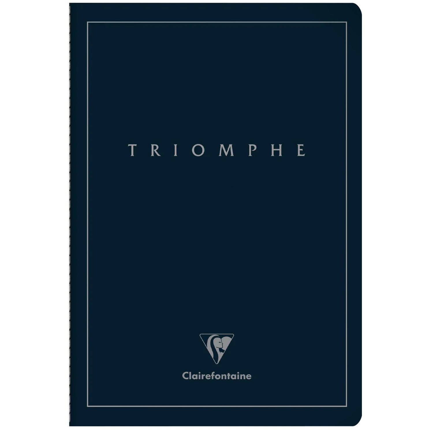 Clairefontaine 5x Heft A4 48 Blatt blanko Papier elfenbein 90g Blau 37170C