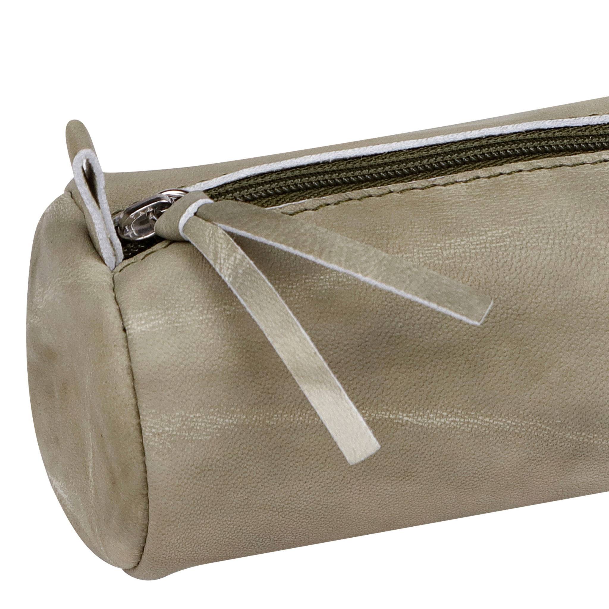 Clairefontaine 4x Rundes Schlampermäppchen herbstgrün Herbstgrün 410176C