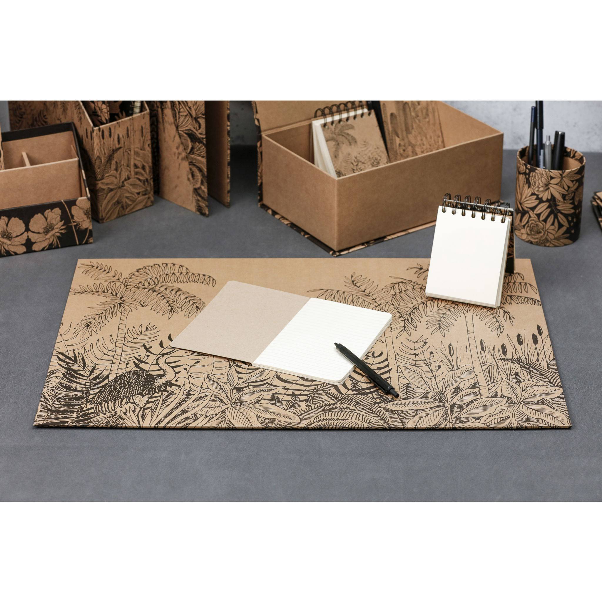 Clairefontaine 4x Le Cerisier Blanc, Schreibtischunterlage 60x40 cm 116051C