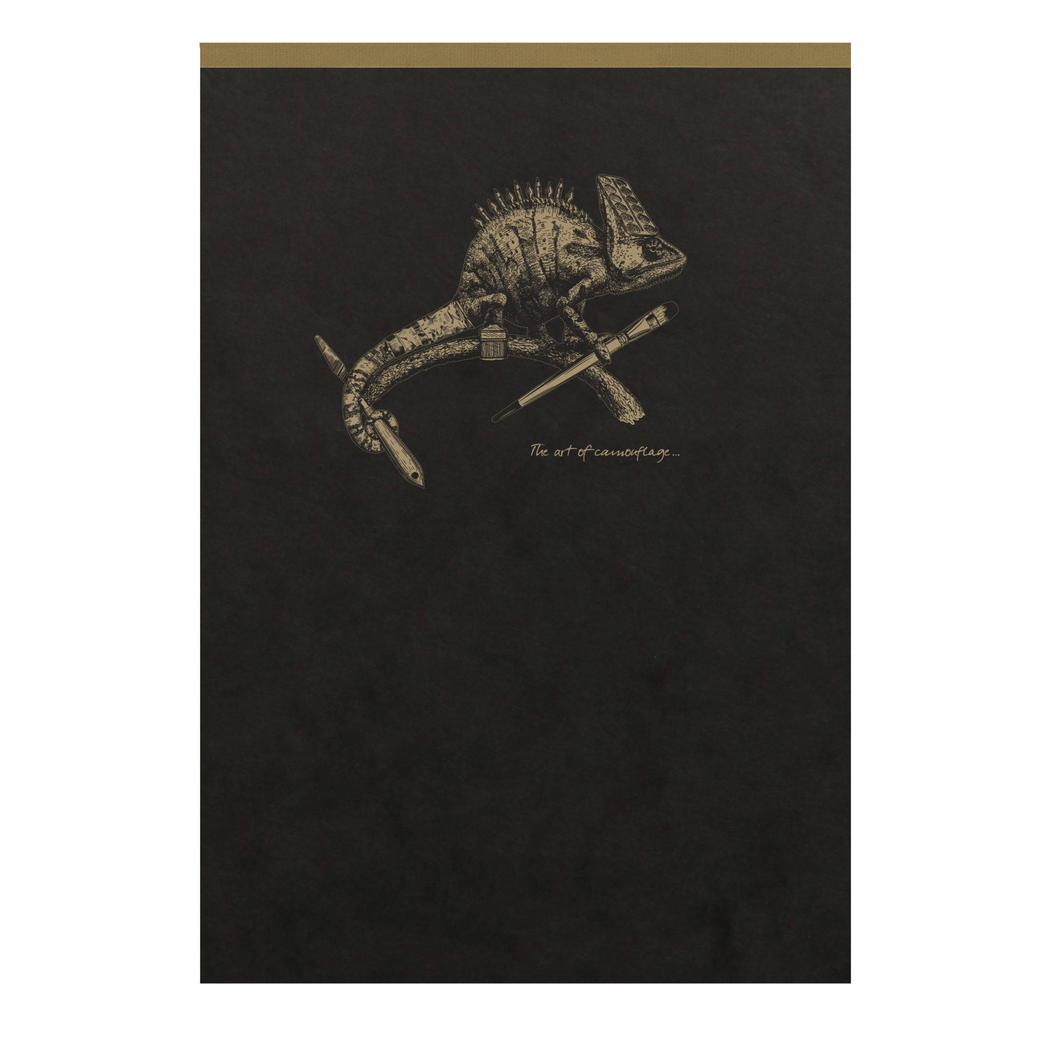 Clairefontaine 5x Block A6 70 Blatt liniert Motive sortiert - Schwarz 102646C