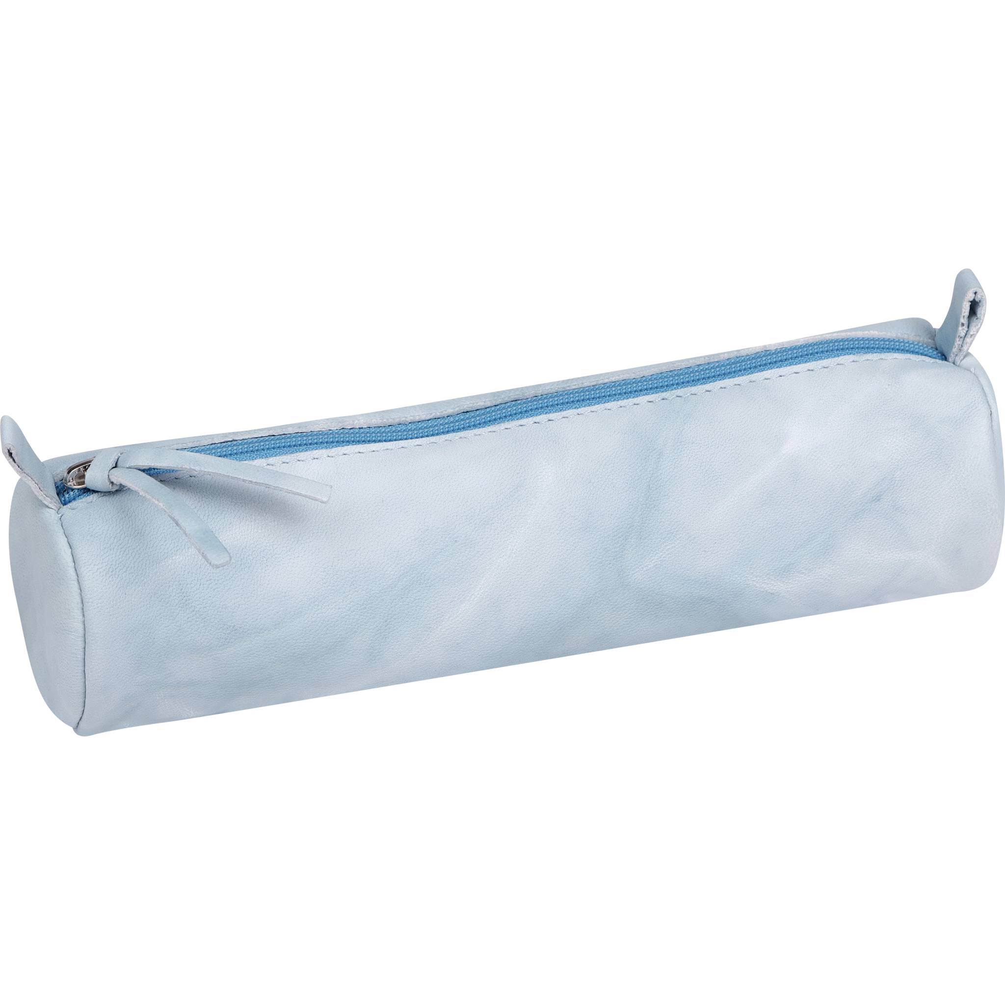 Clairefontaine 4x Rundes Schlampermäppchen himmelblau Himmelblau 410175C