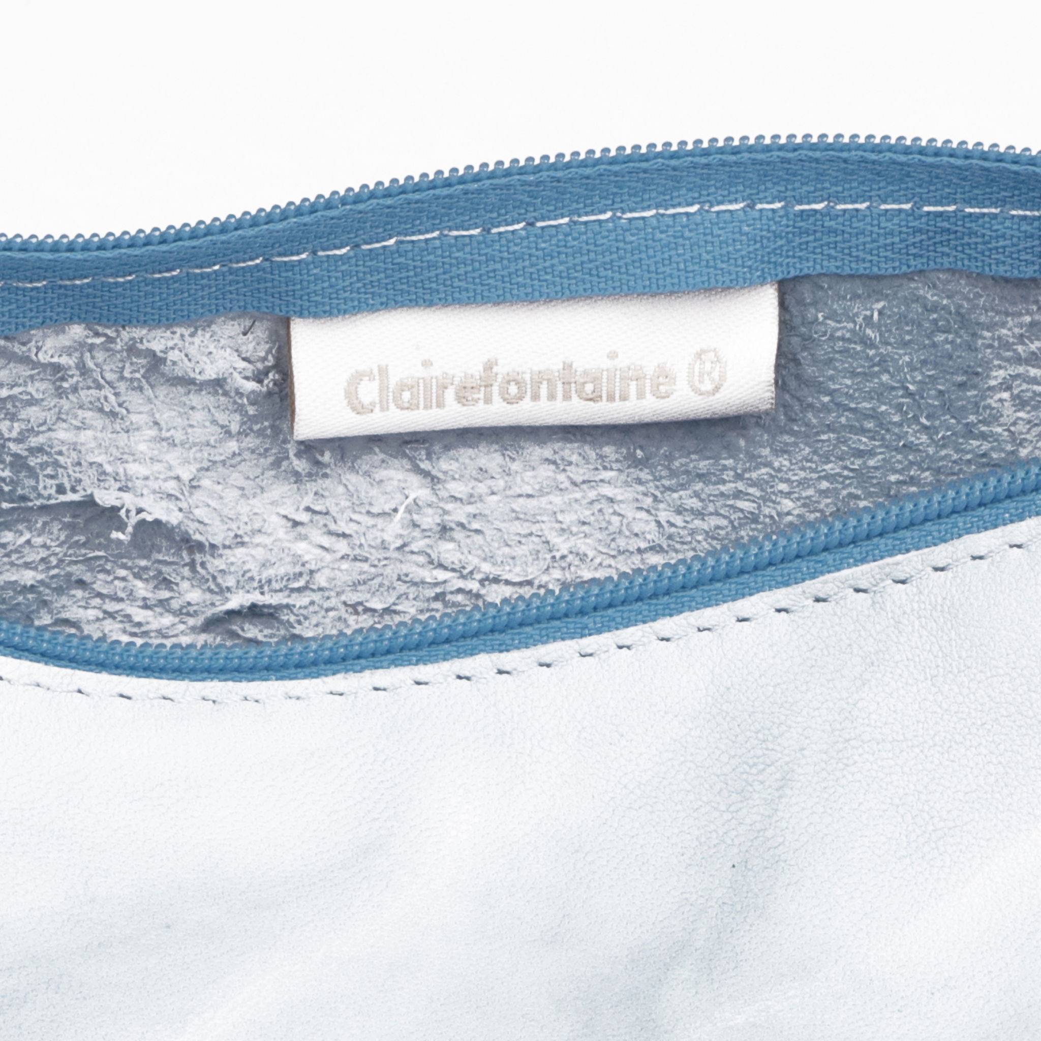 Clairefontaine 4x Rundes Schlampermäppchen himmelblau Himmelblau 410175C